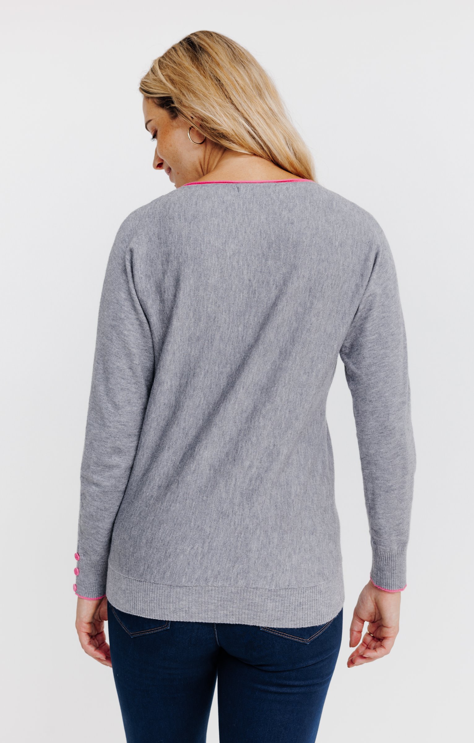 Pull manches chauve-souris - GRIS MOYEN