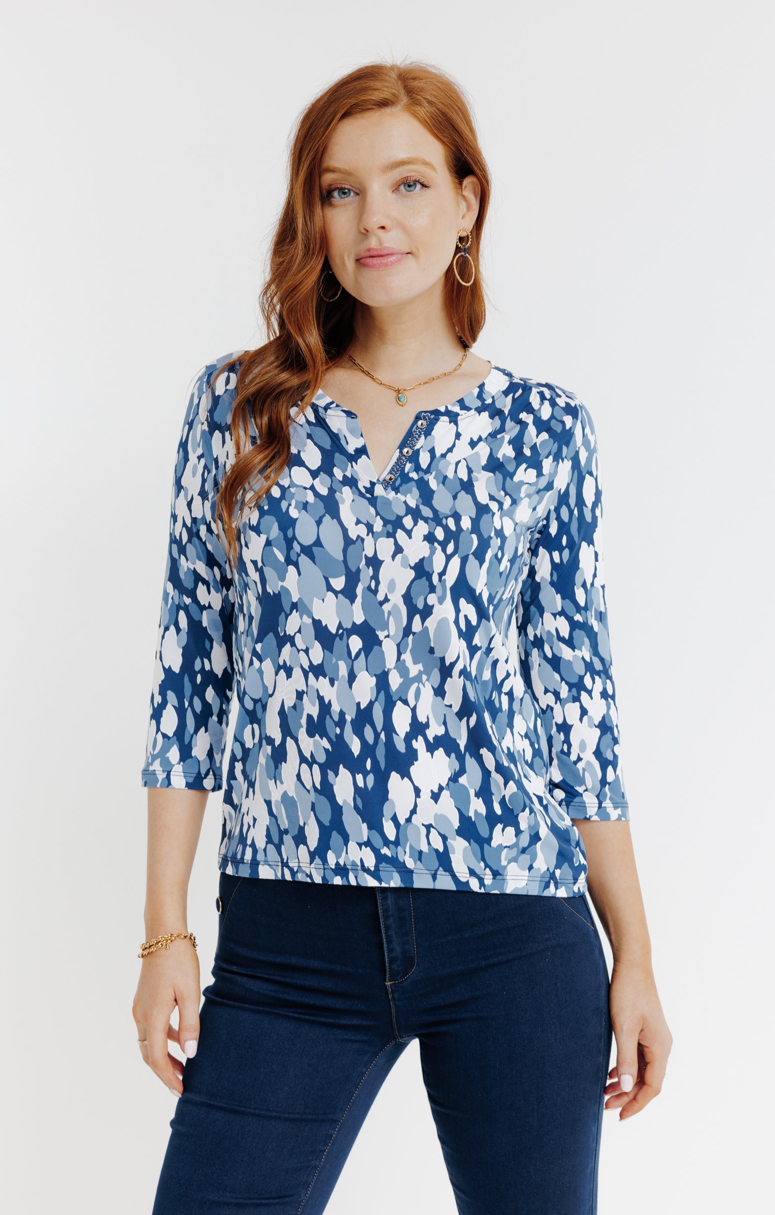 Tee-shirt imprimé - BLEU