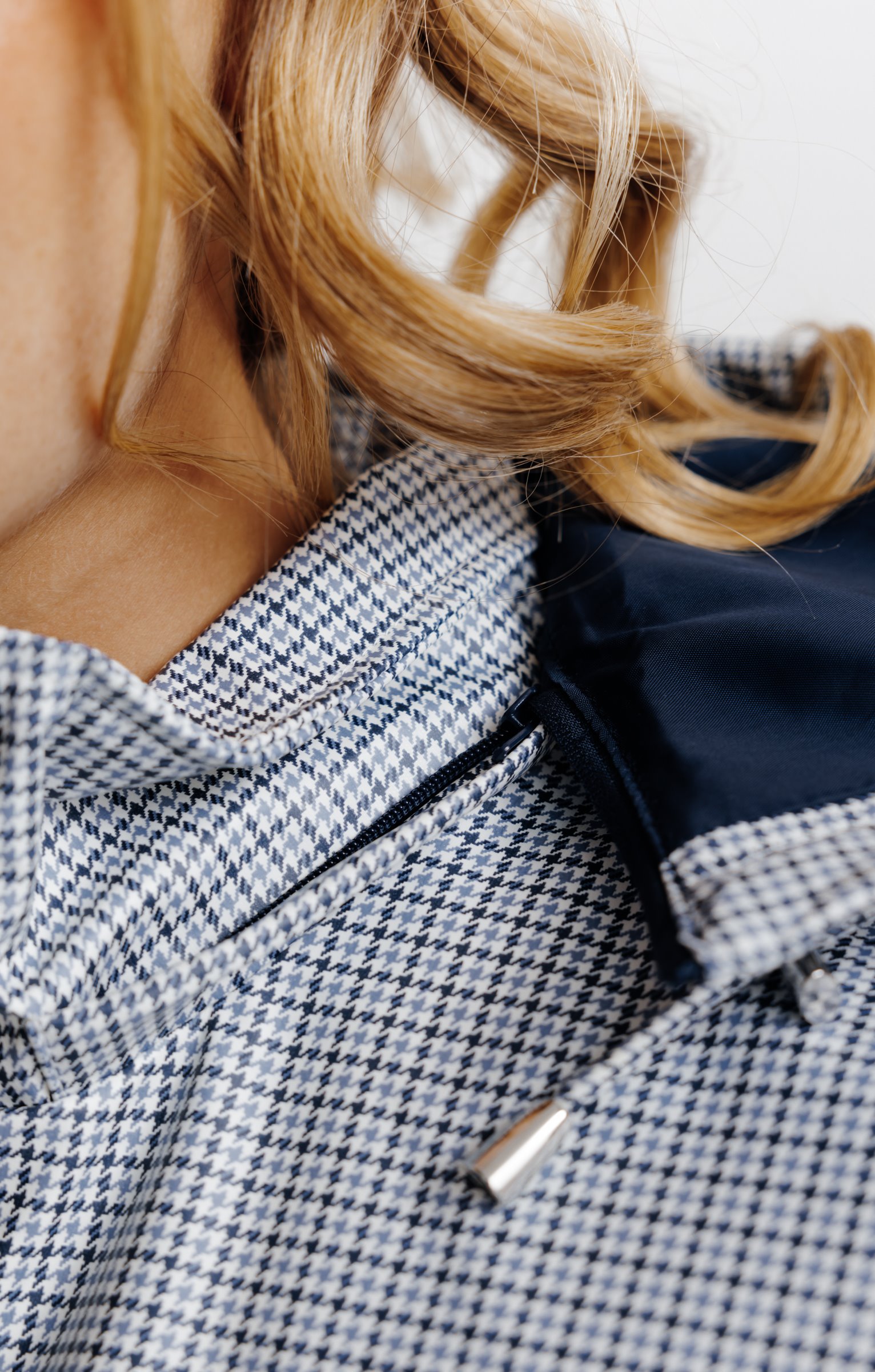 Imperméable en gomme à imprimé fantaisie - MARINE