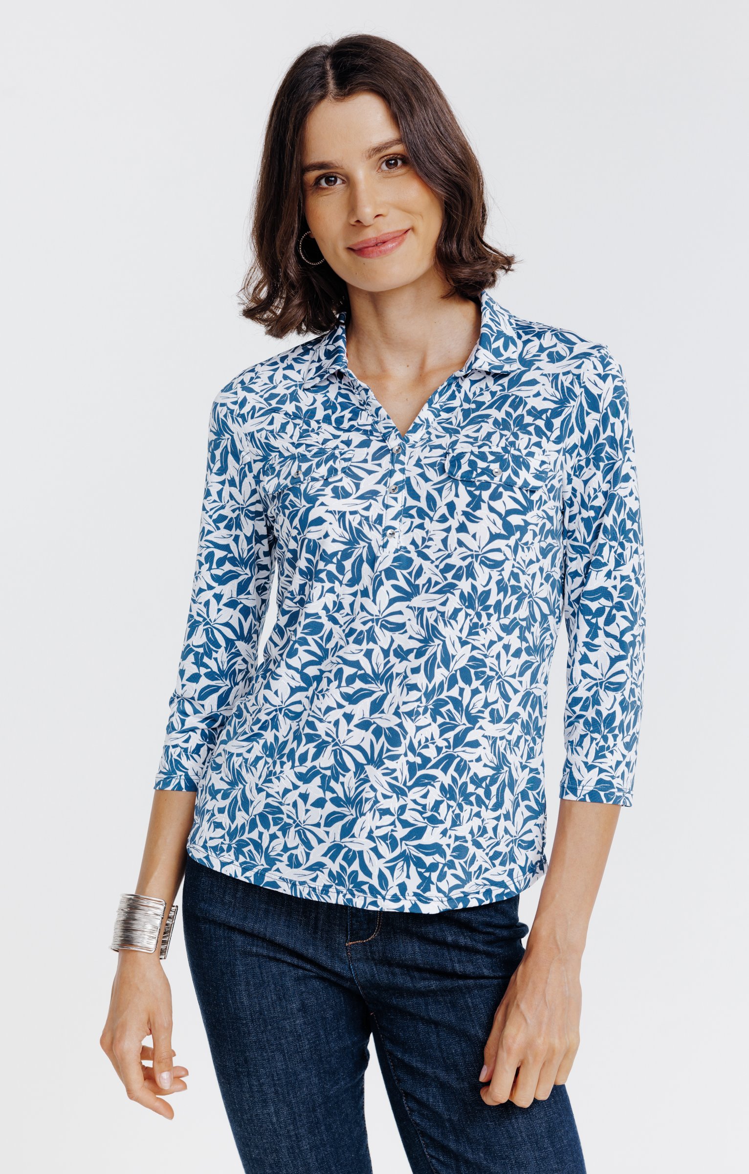 Tee-shirt imprimé - BLEU