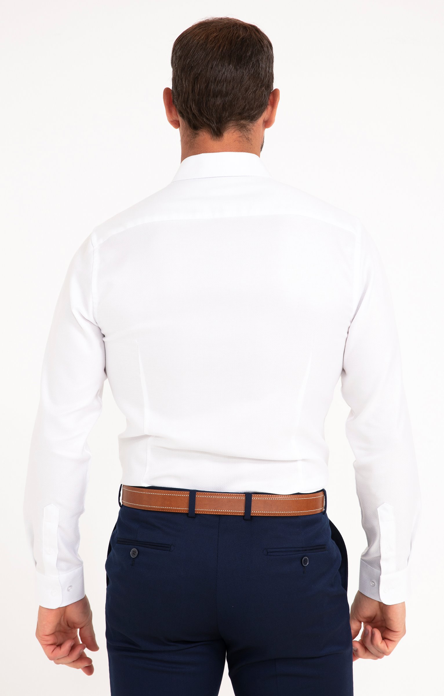 Chemise WHITEYE coupe ajustée - BLANC