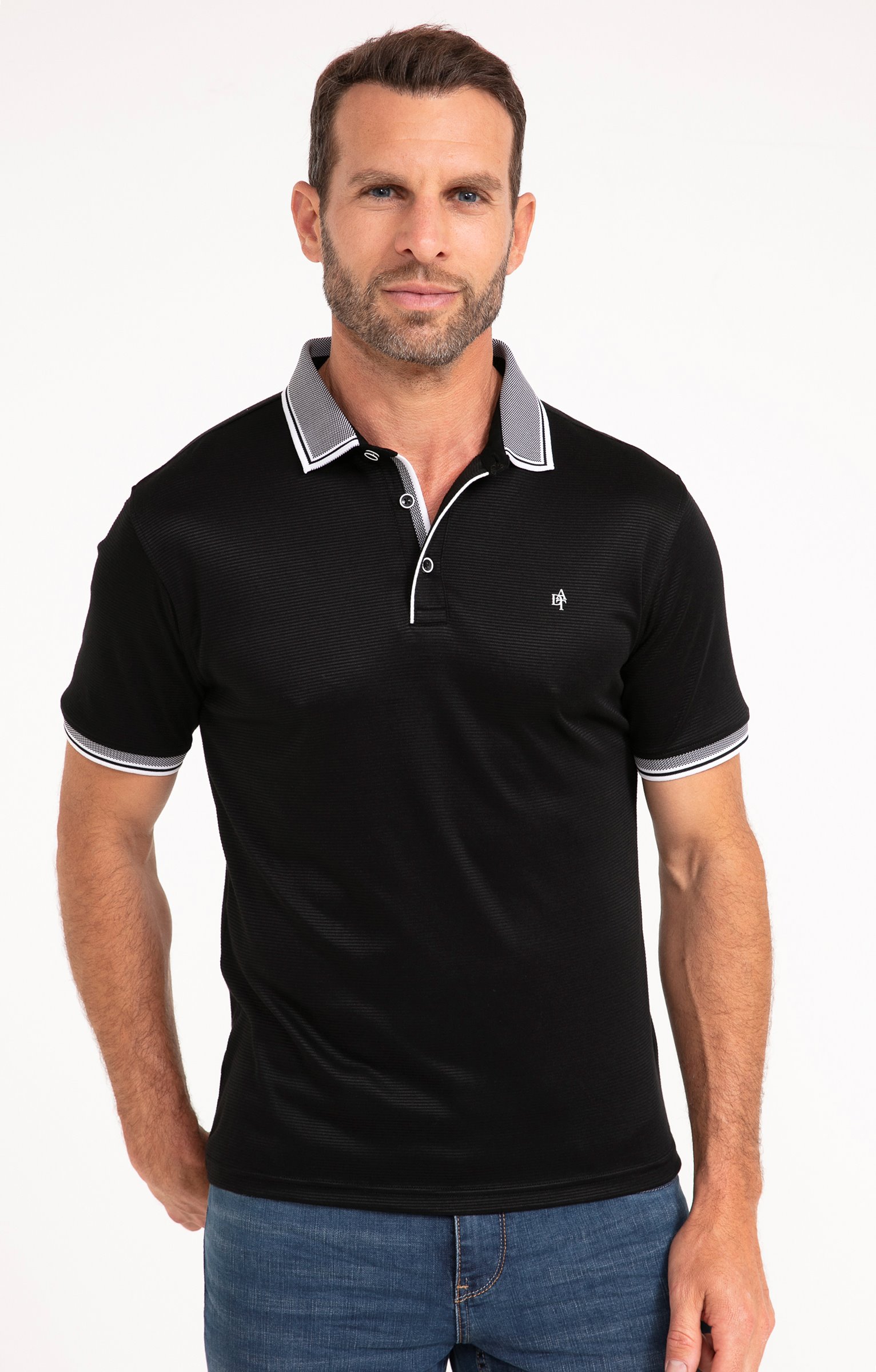 Polo manches courtes Chambly - NOIR