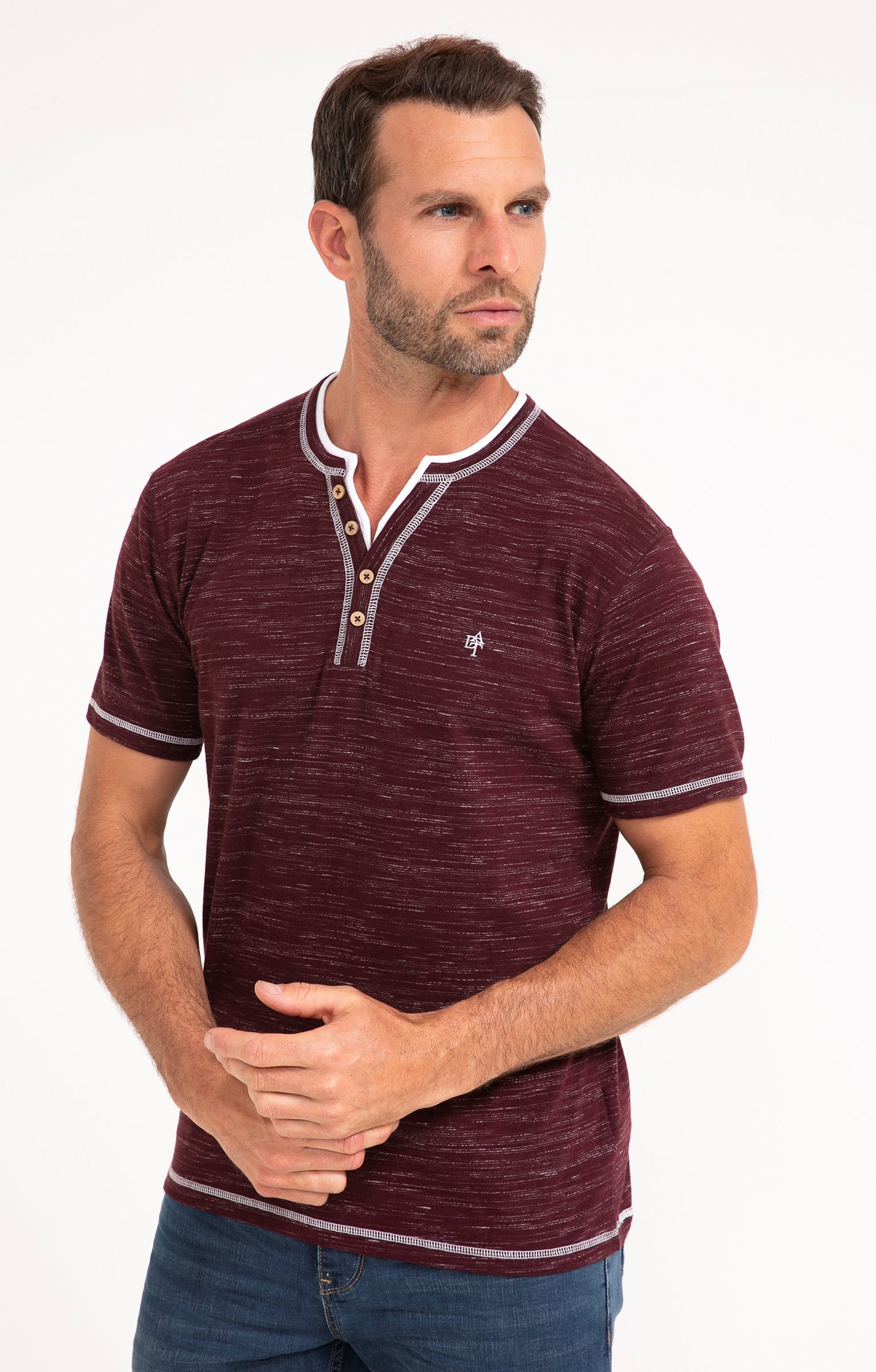 Tee-shirt manches courtes Forest - BORDEAUX