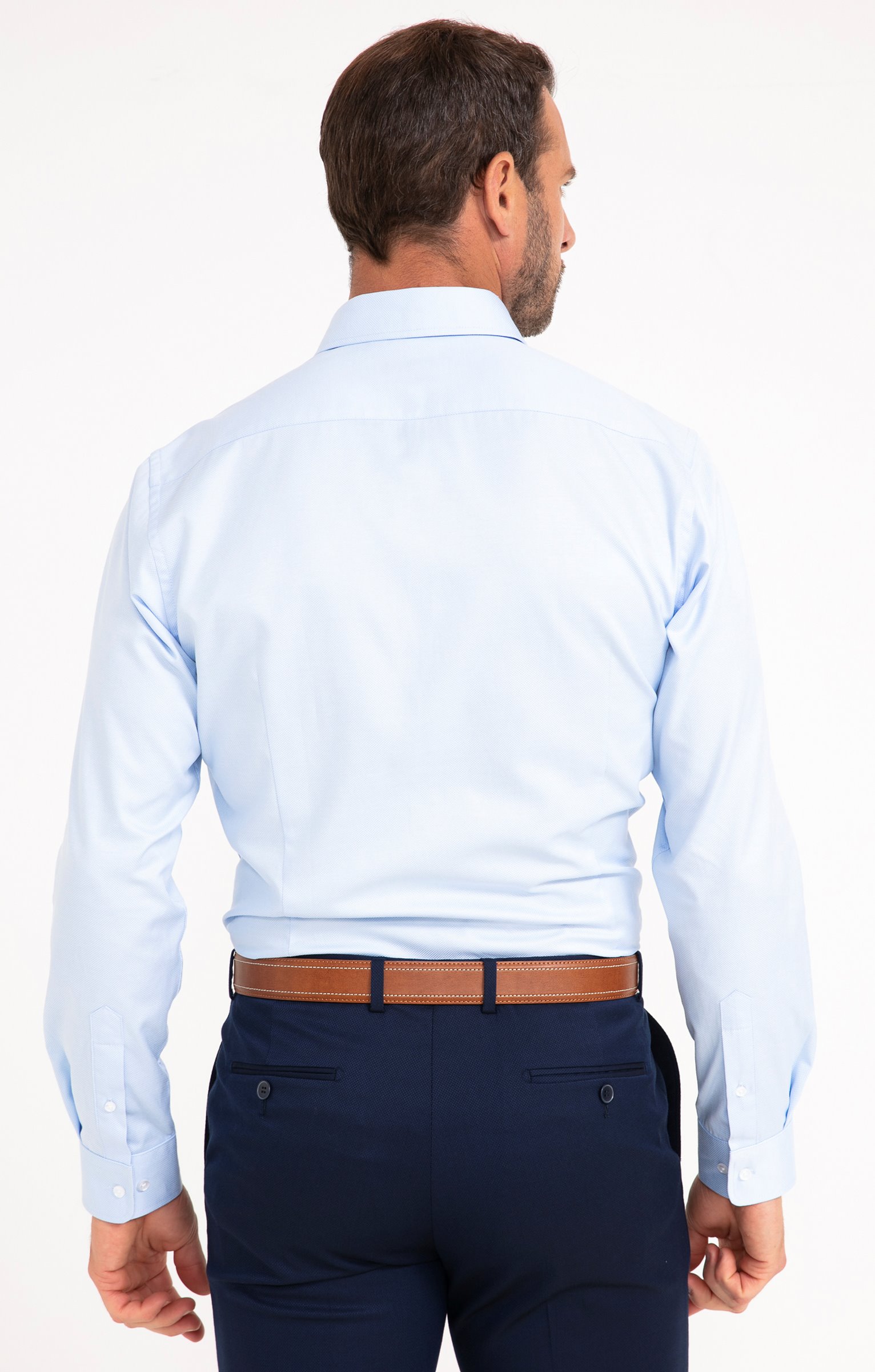 Chemise BLUCHESS coupe ajustée - BLEU CIEL