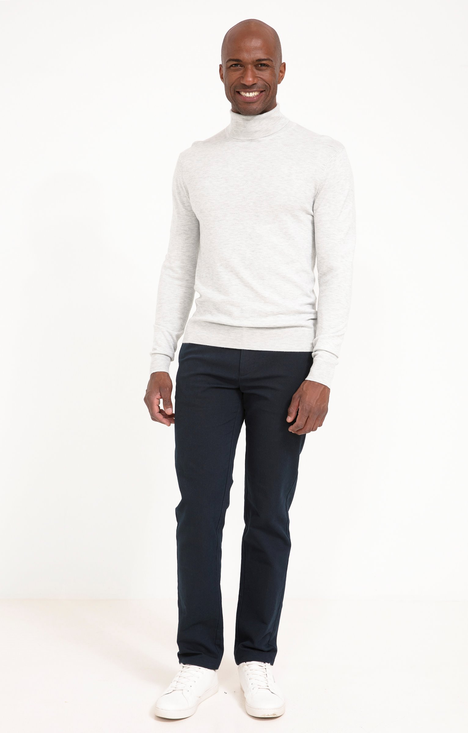 Pantalon chino Micro - BLEU