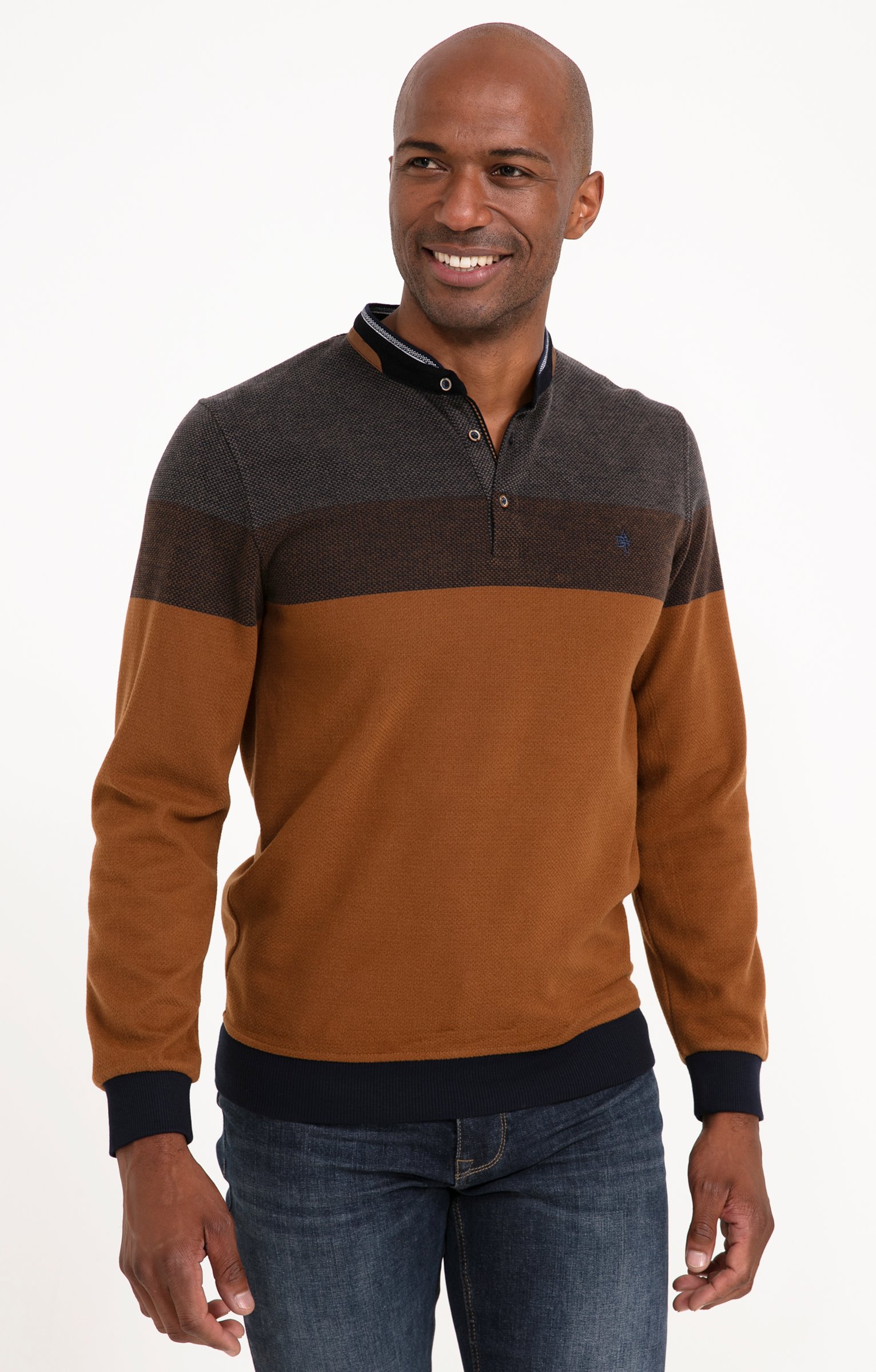 Tee-shirt manches longues Trio - CAMEL