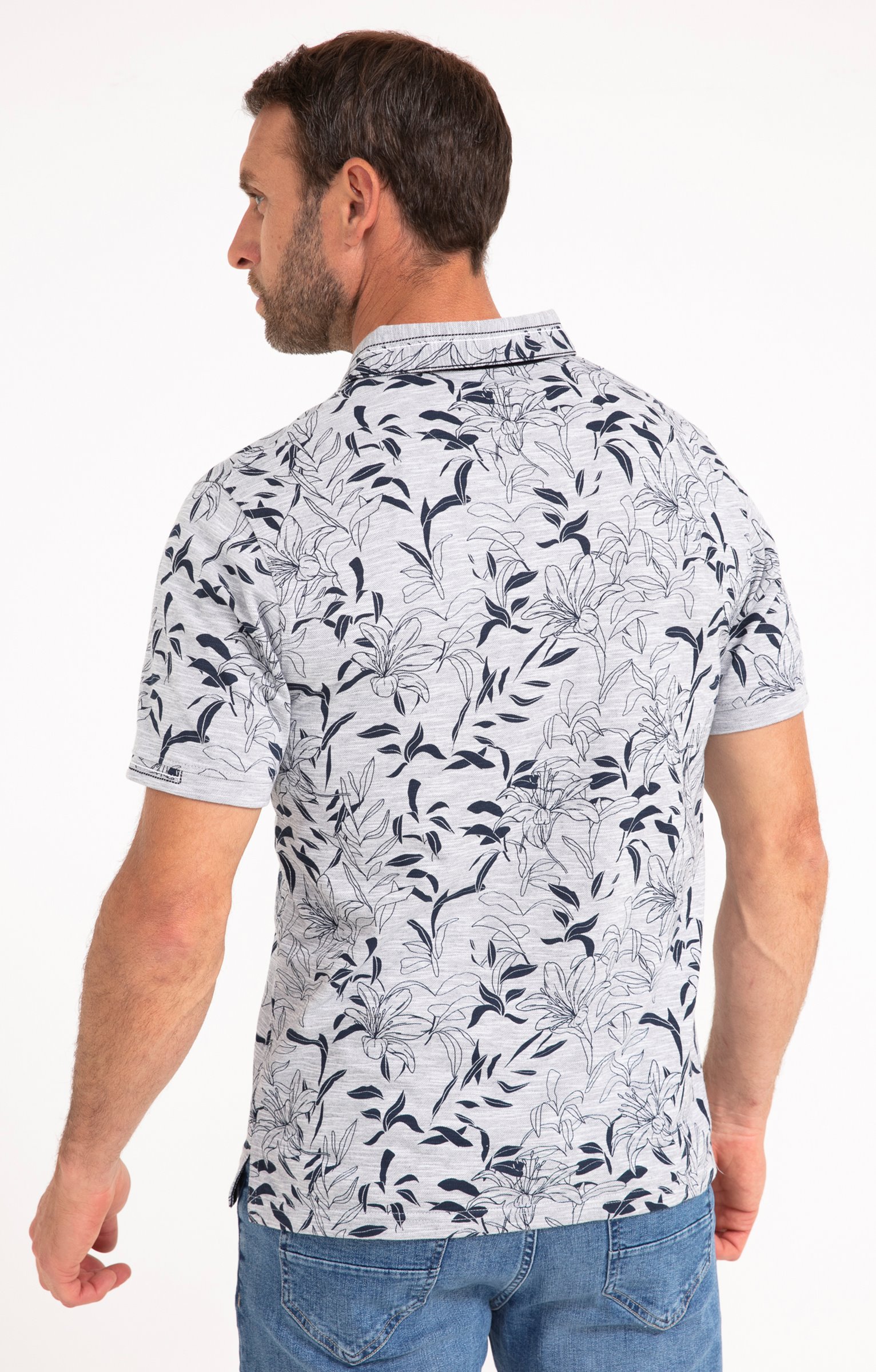 Polo manches courtes Flory - MARINE