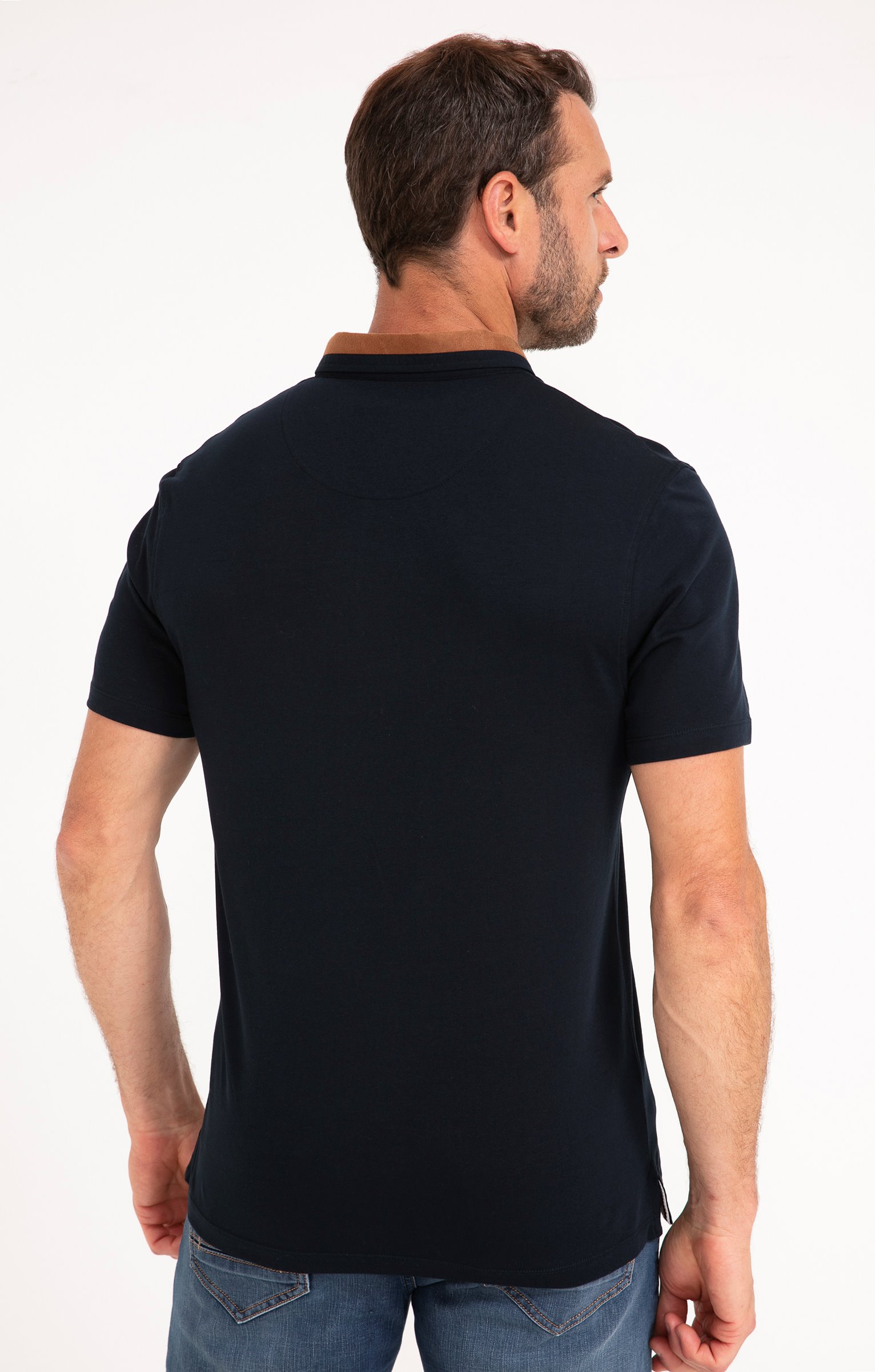 Polo manches courtes Coly - MARINE