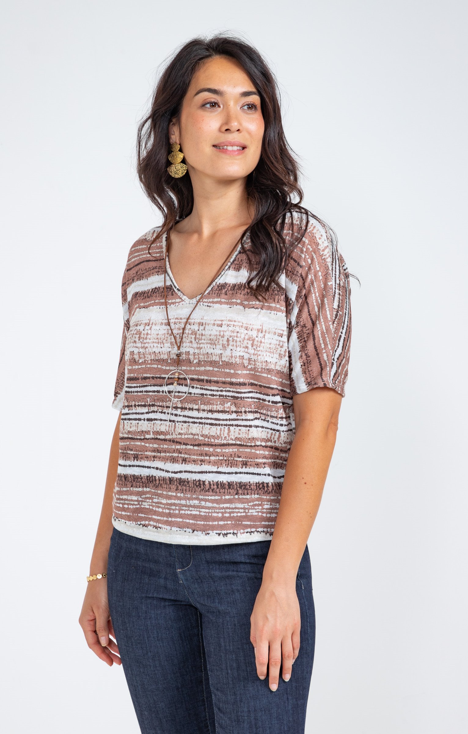 Tee-shirt imprimé - CAMEL