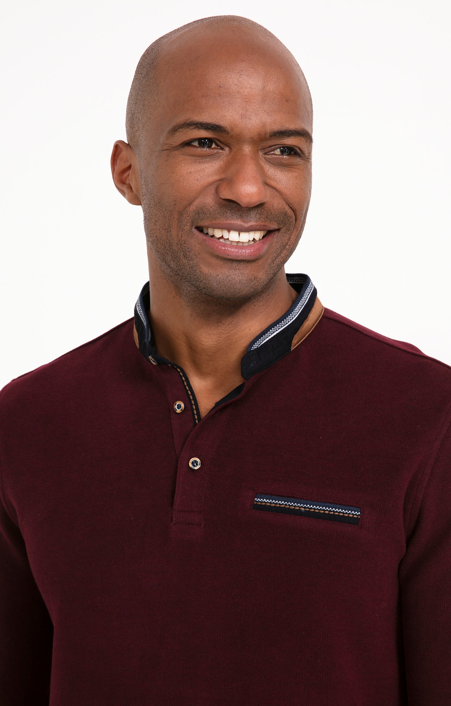 Tee-shirt manches longues Rib chic - PRUNE