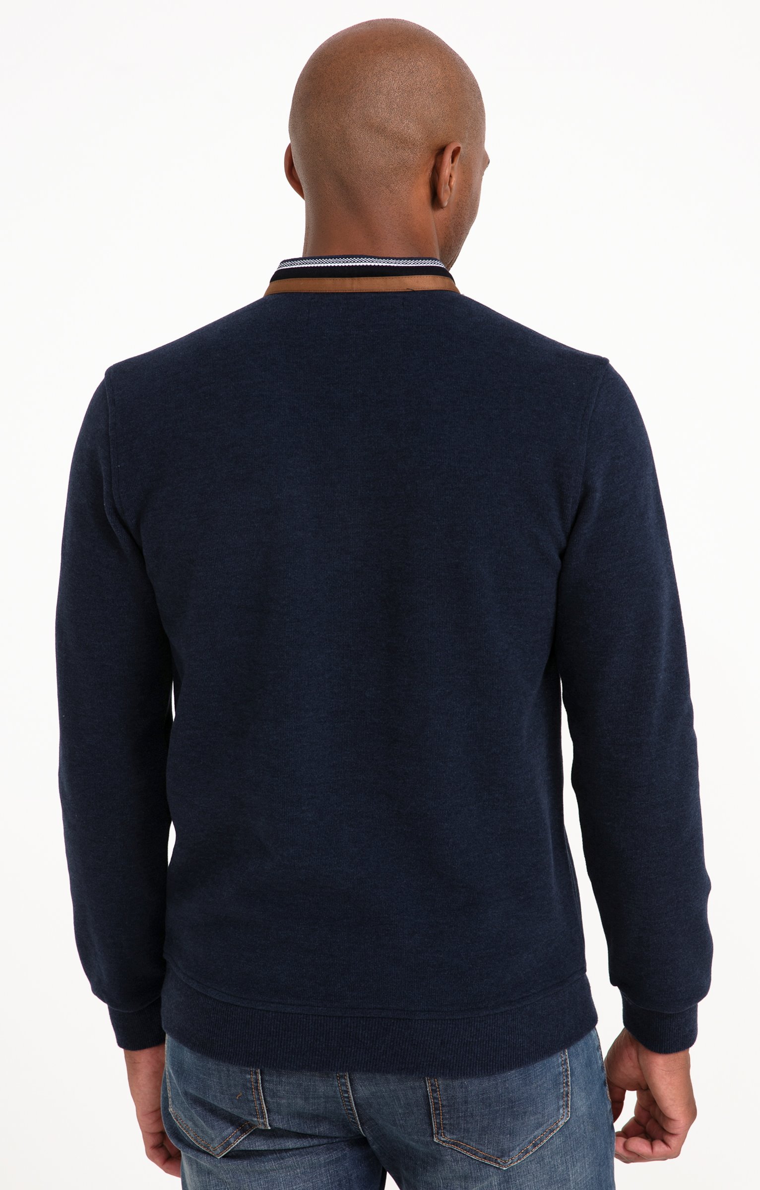 Tee-shirt manches longues Rib chic - BLEU