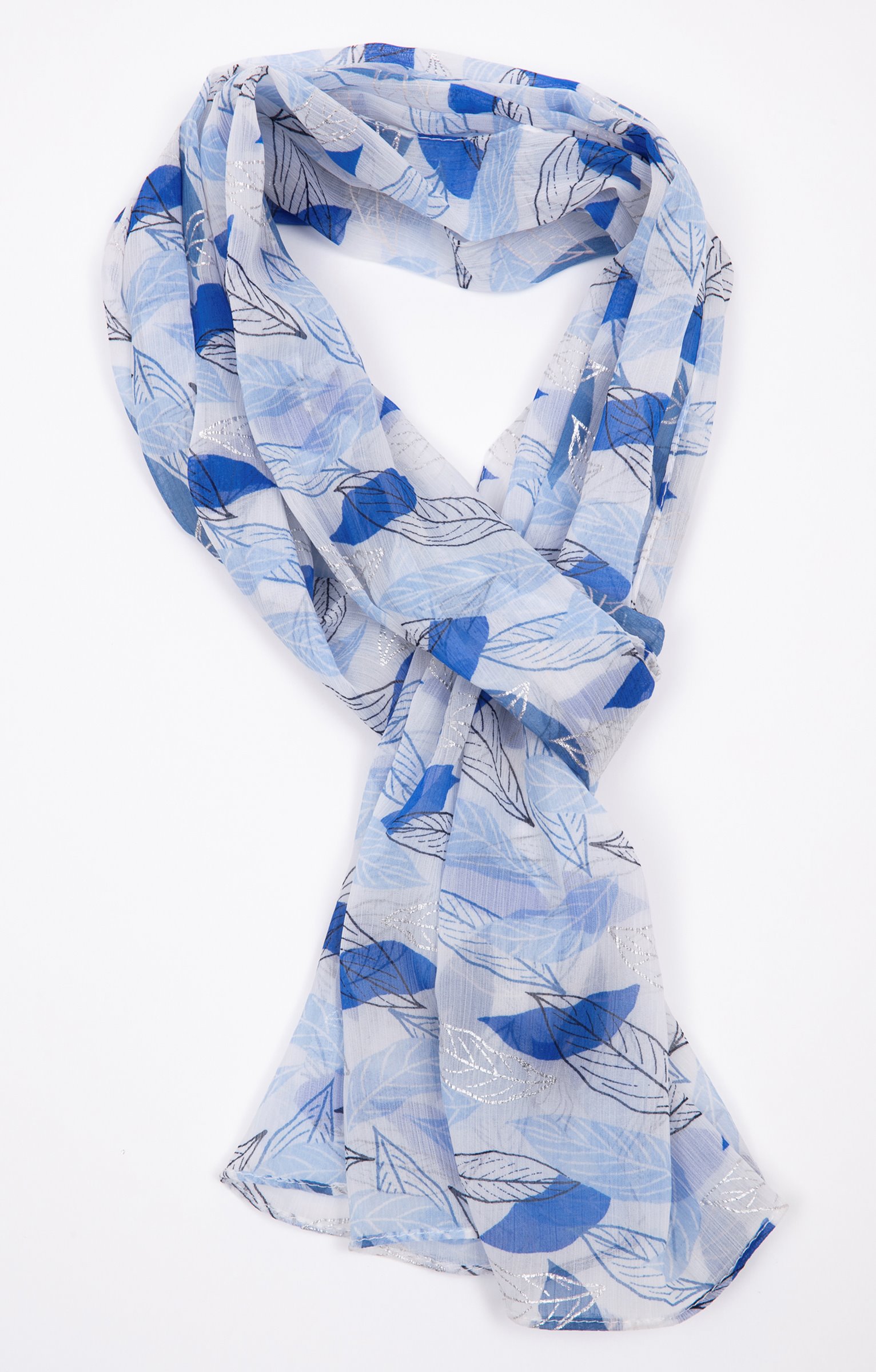 Petit foulard tissé - BLEU CIEL