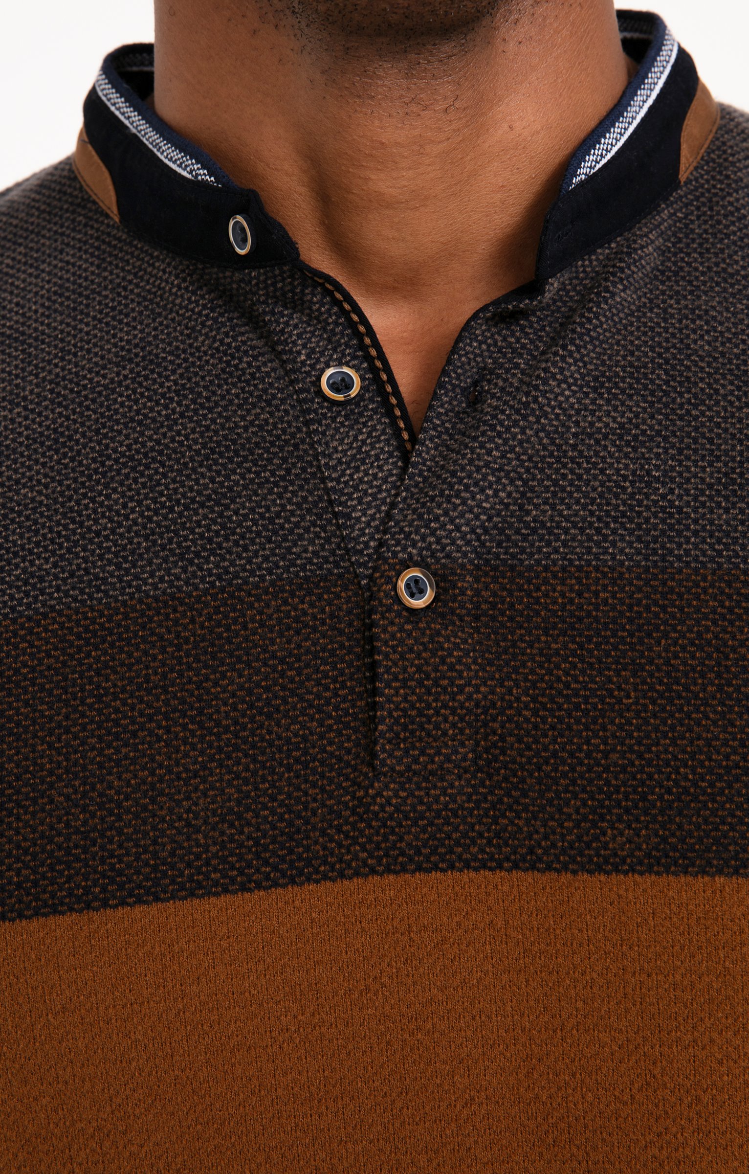 Tee-shirt manches longues Trio - CAMEL