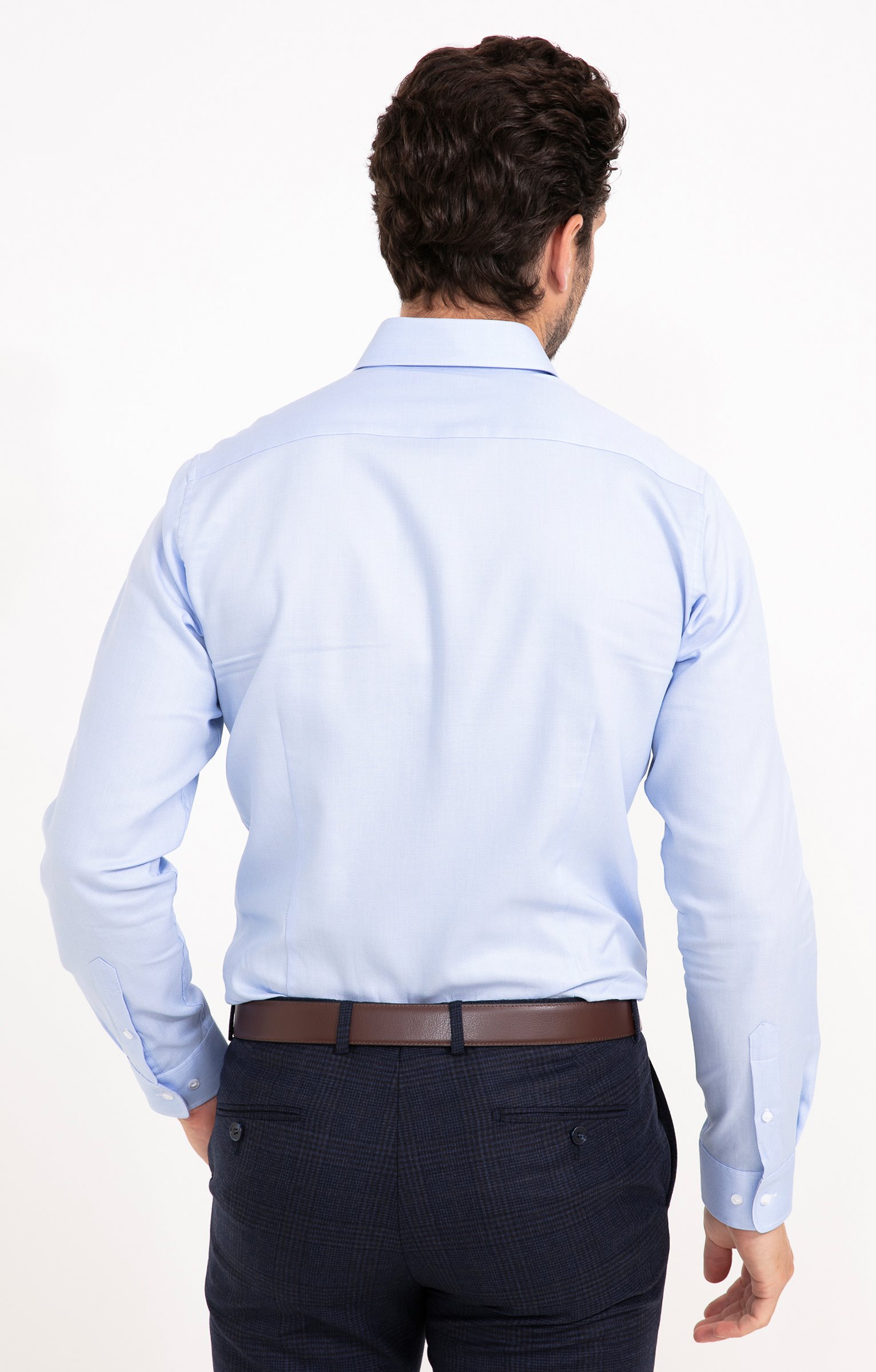 Chemise TENCBLU en coupe ajustée - BLEU CIEL