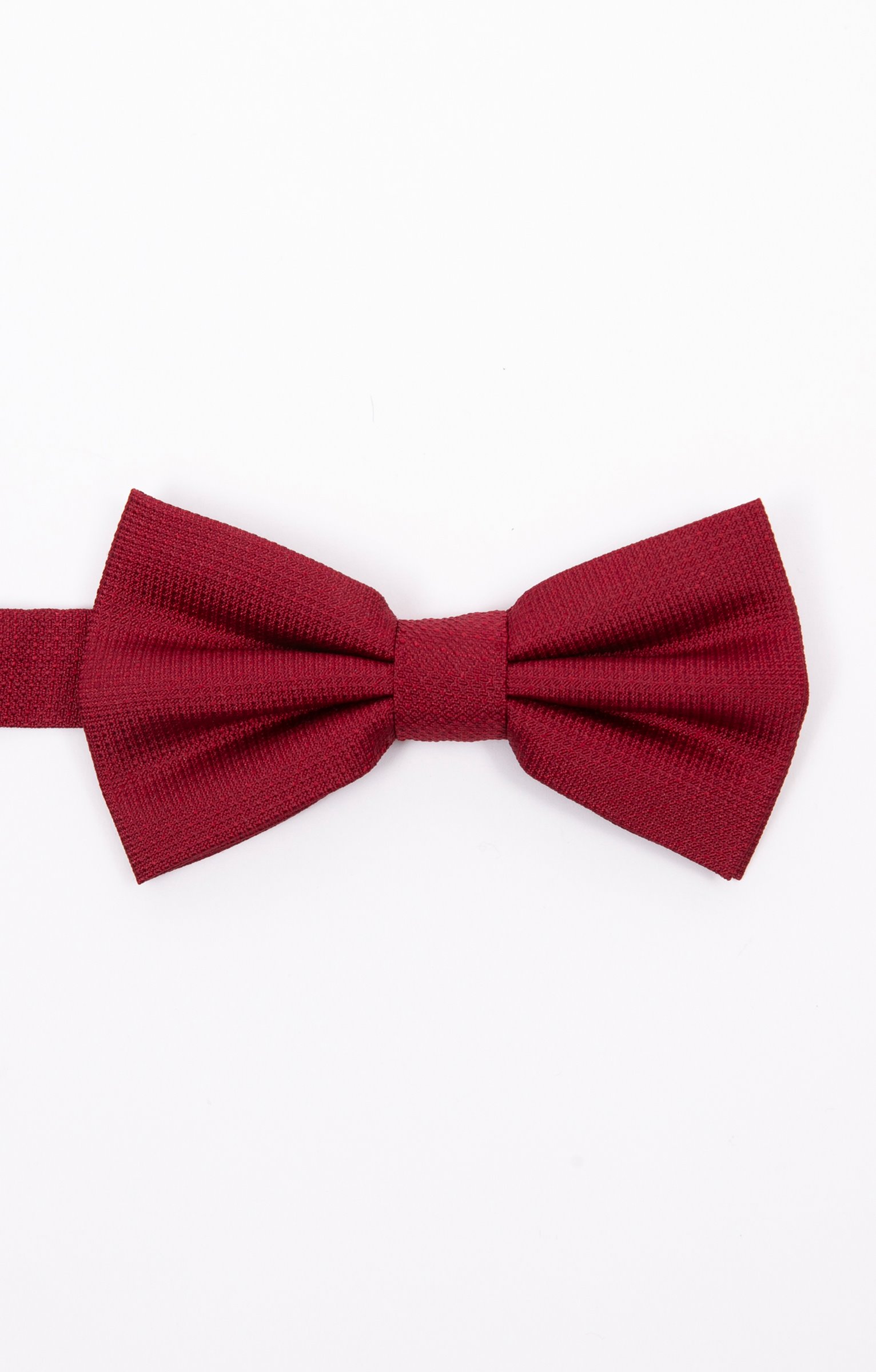 Noeud papillon en soie - ROUGE