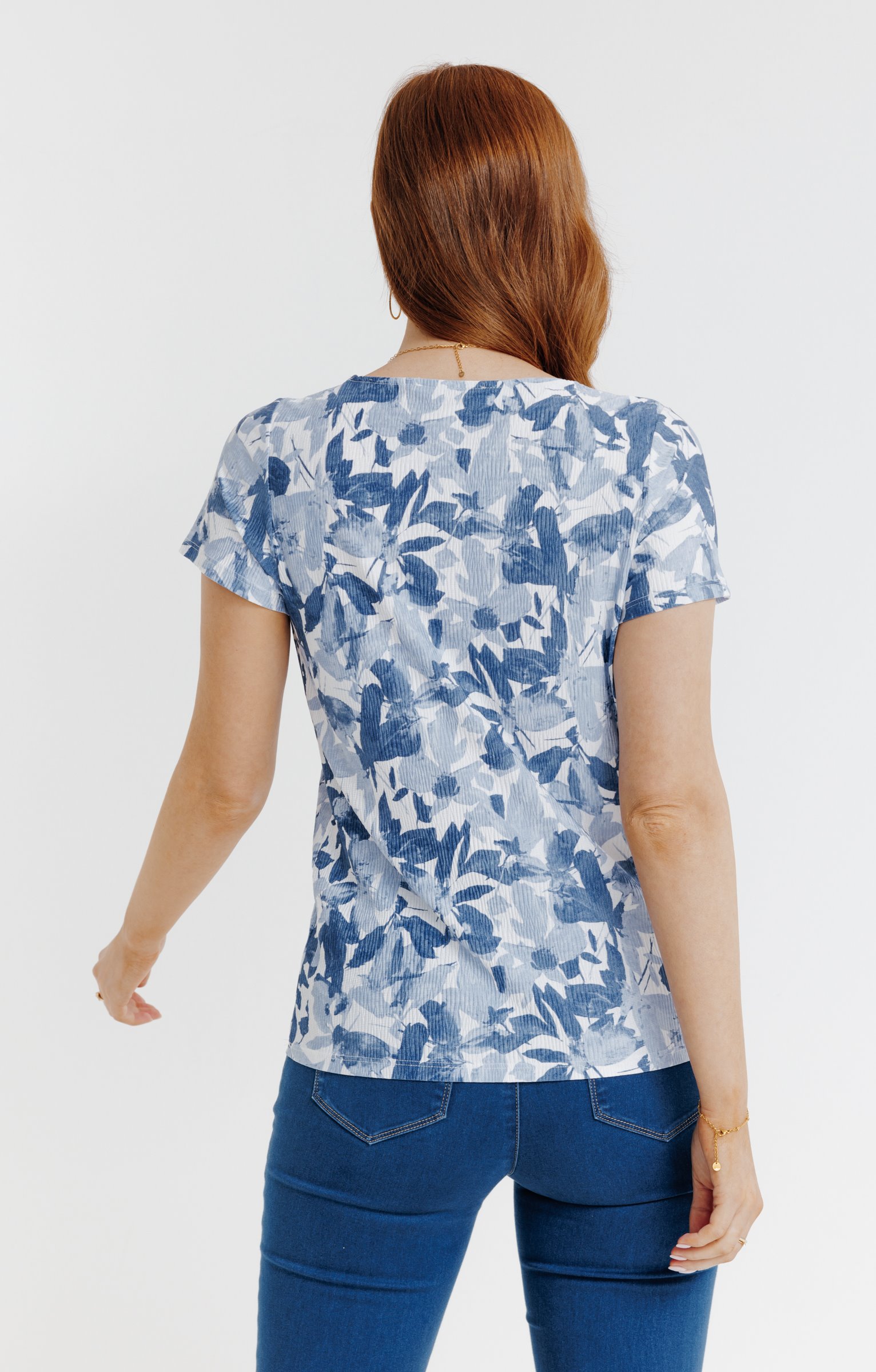 Tee-shirt imprimé - BLEU CIEL