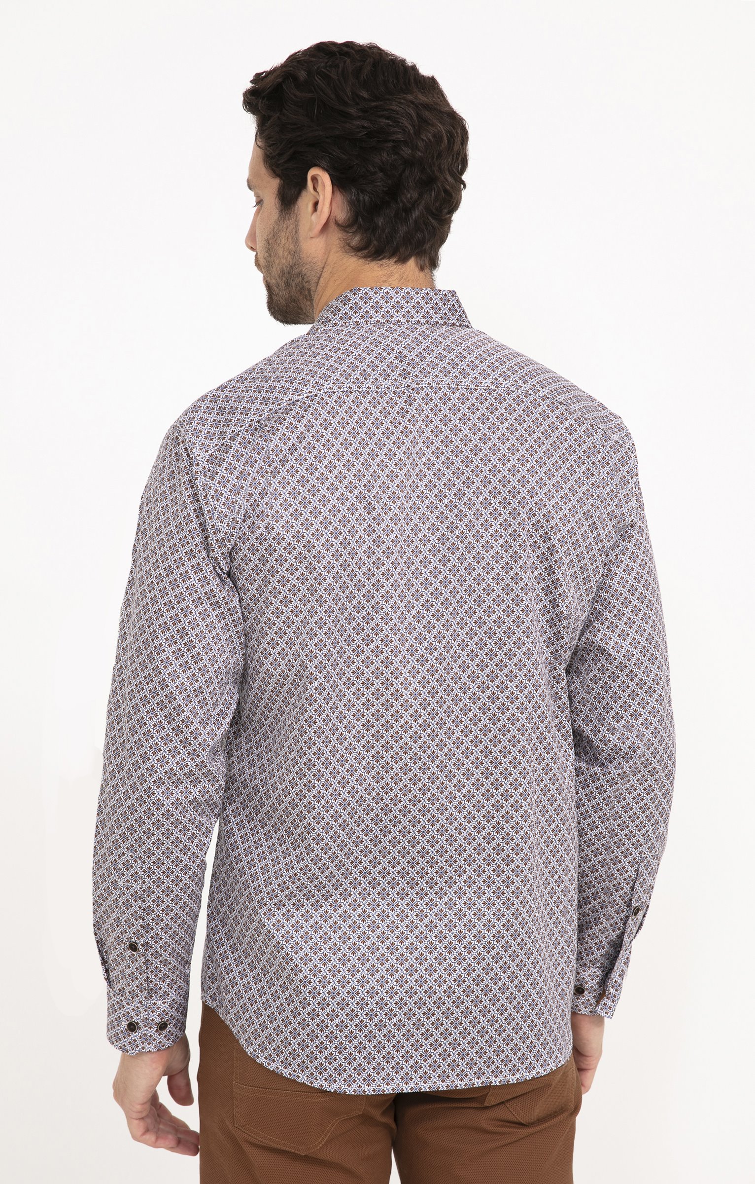 Chemise manches longues ARABESQUE - BLANC