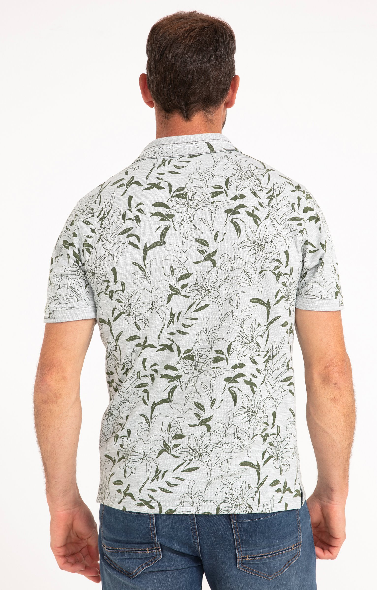 Polo manches courtes Flory - VERT NIL