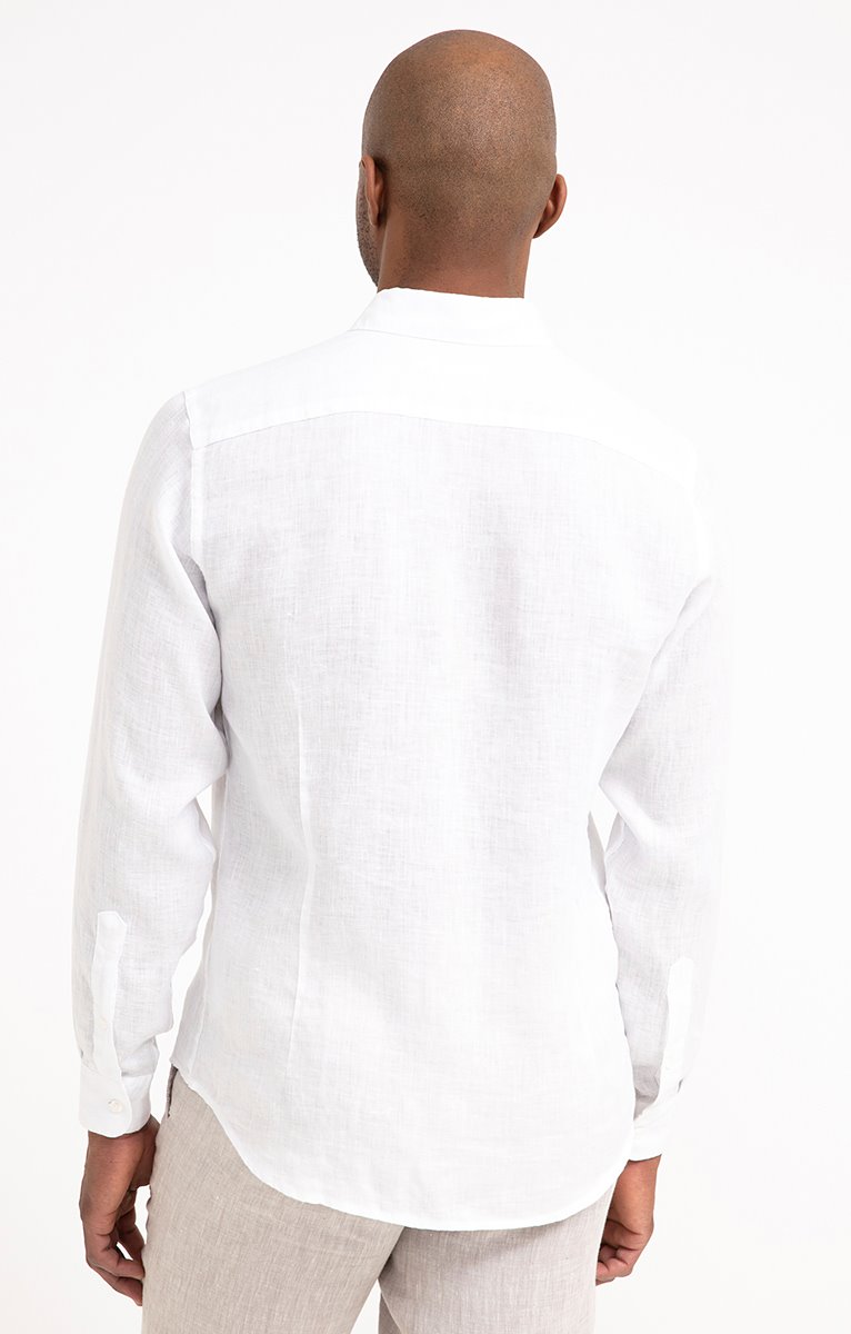 Chemise manches longues LINA - BLANC