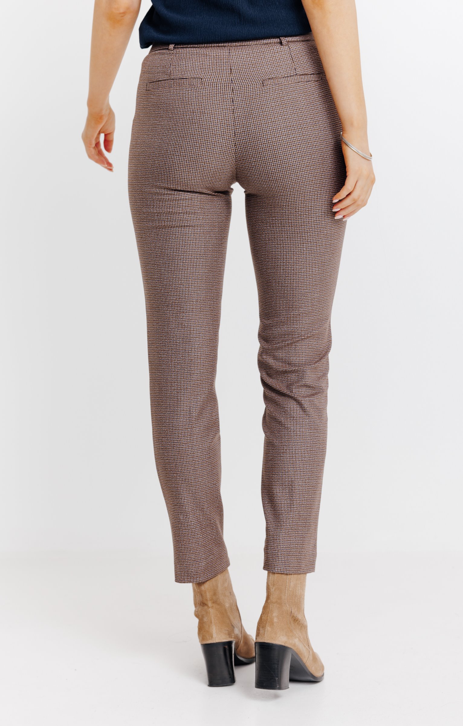 TREGGING CITY TISSU BI STRETCH  - CHOCOLAT