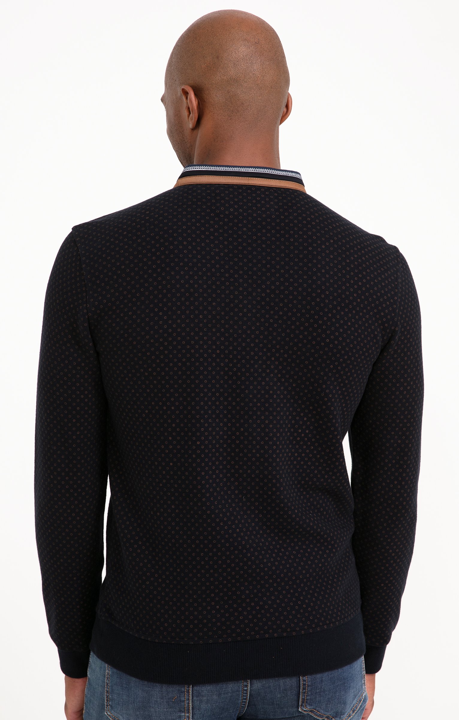 Tee-shirt manches longues Mini Print - MARINE