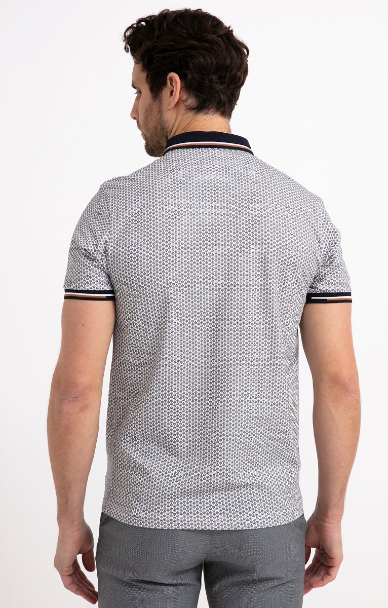 Polo manches courtes Diams - BLANC