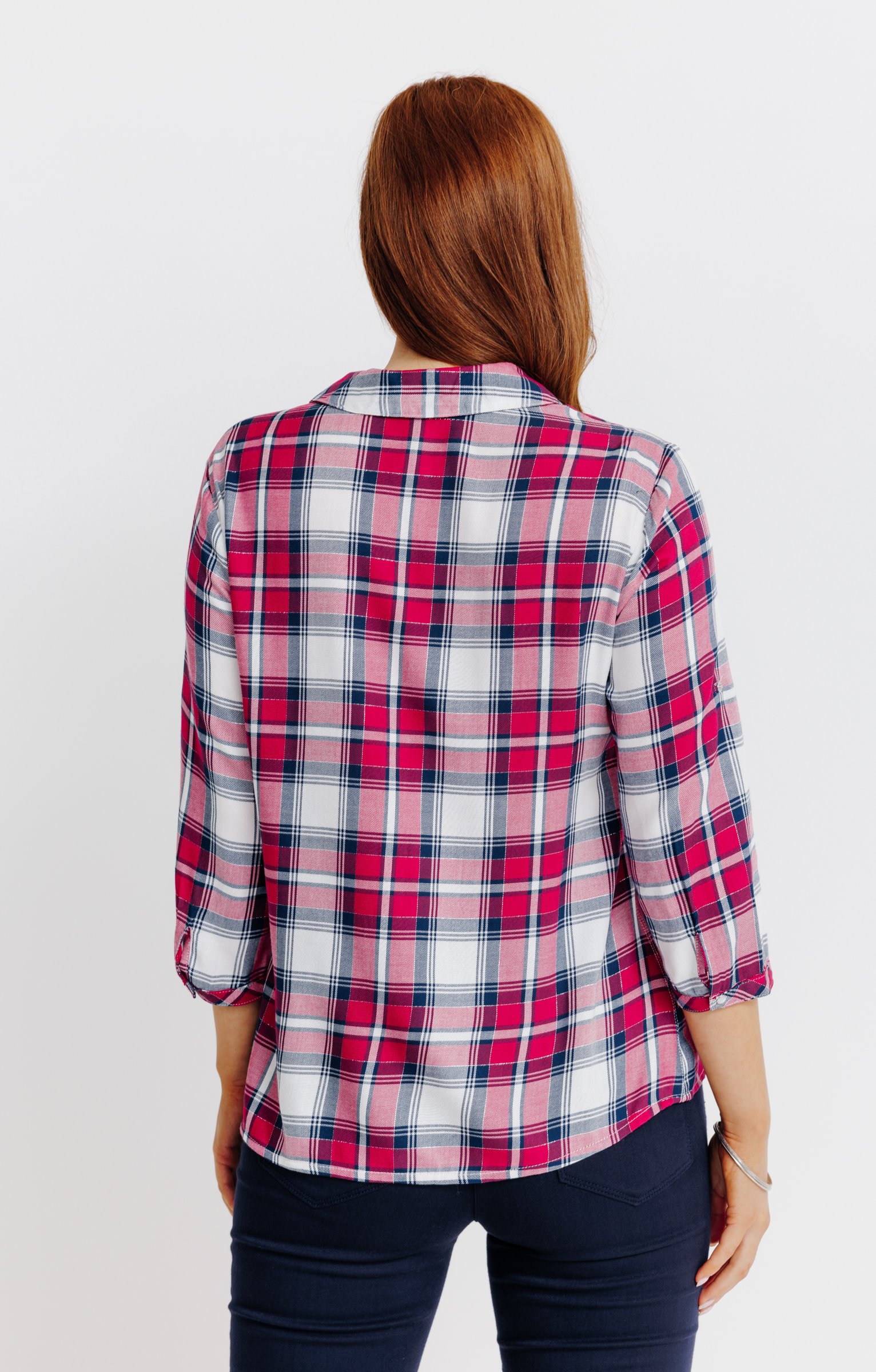 chemise à carreaux  - FRAMBOISE