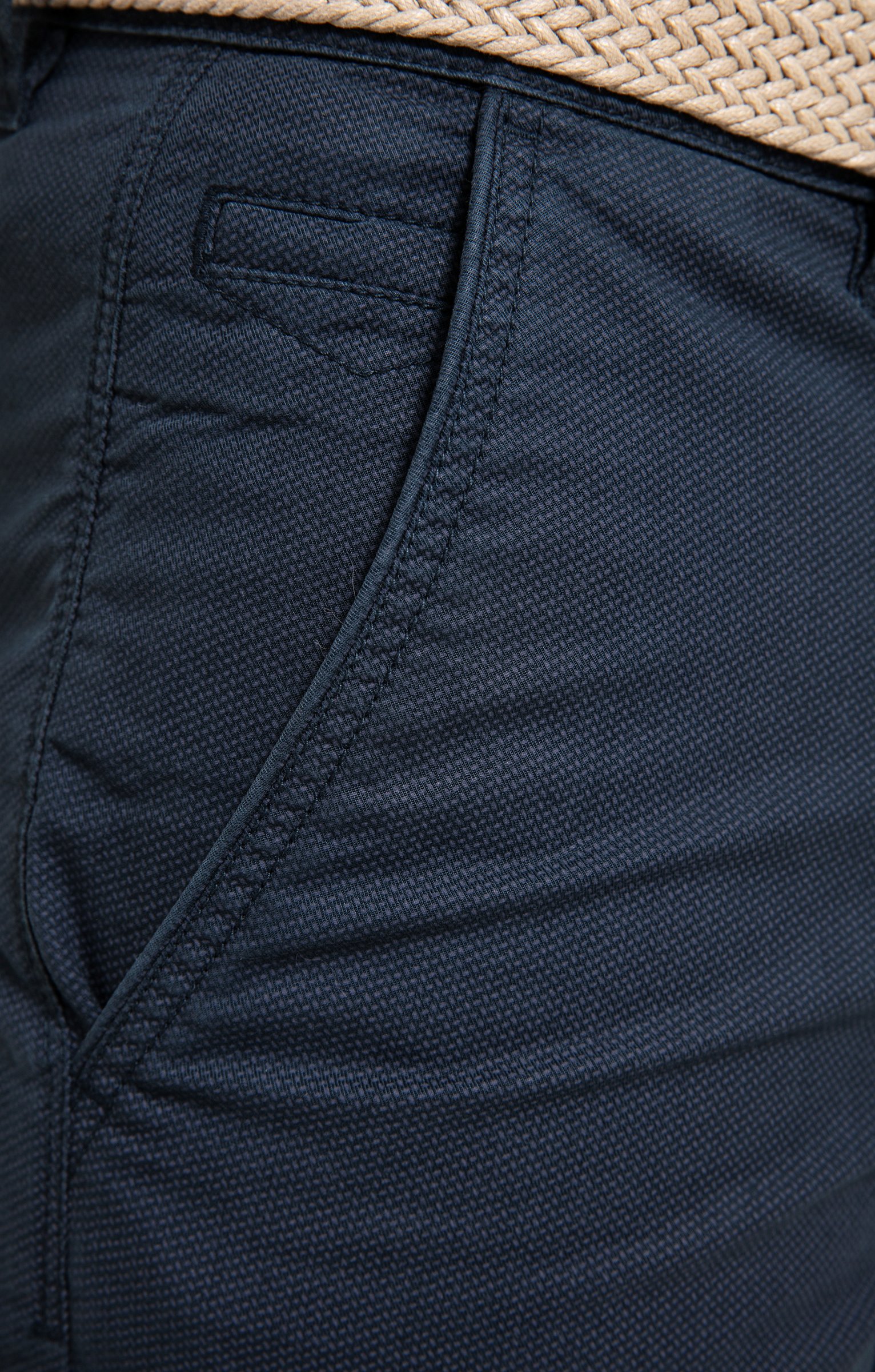 Bermuda Print Cargo avec ceinture - MARINE