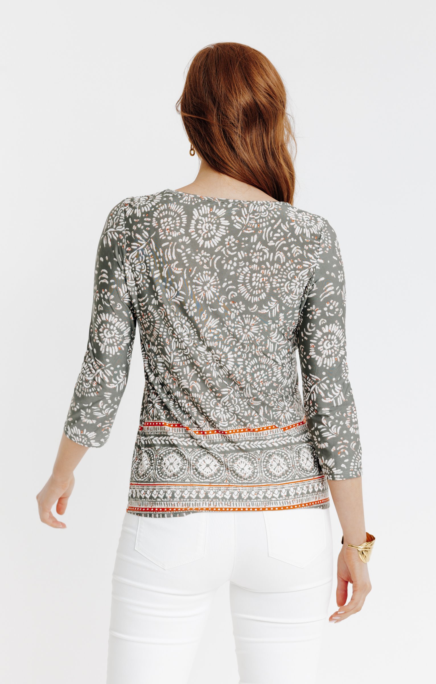 Tee-shirt imprimé - KAKI CLAIR