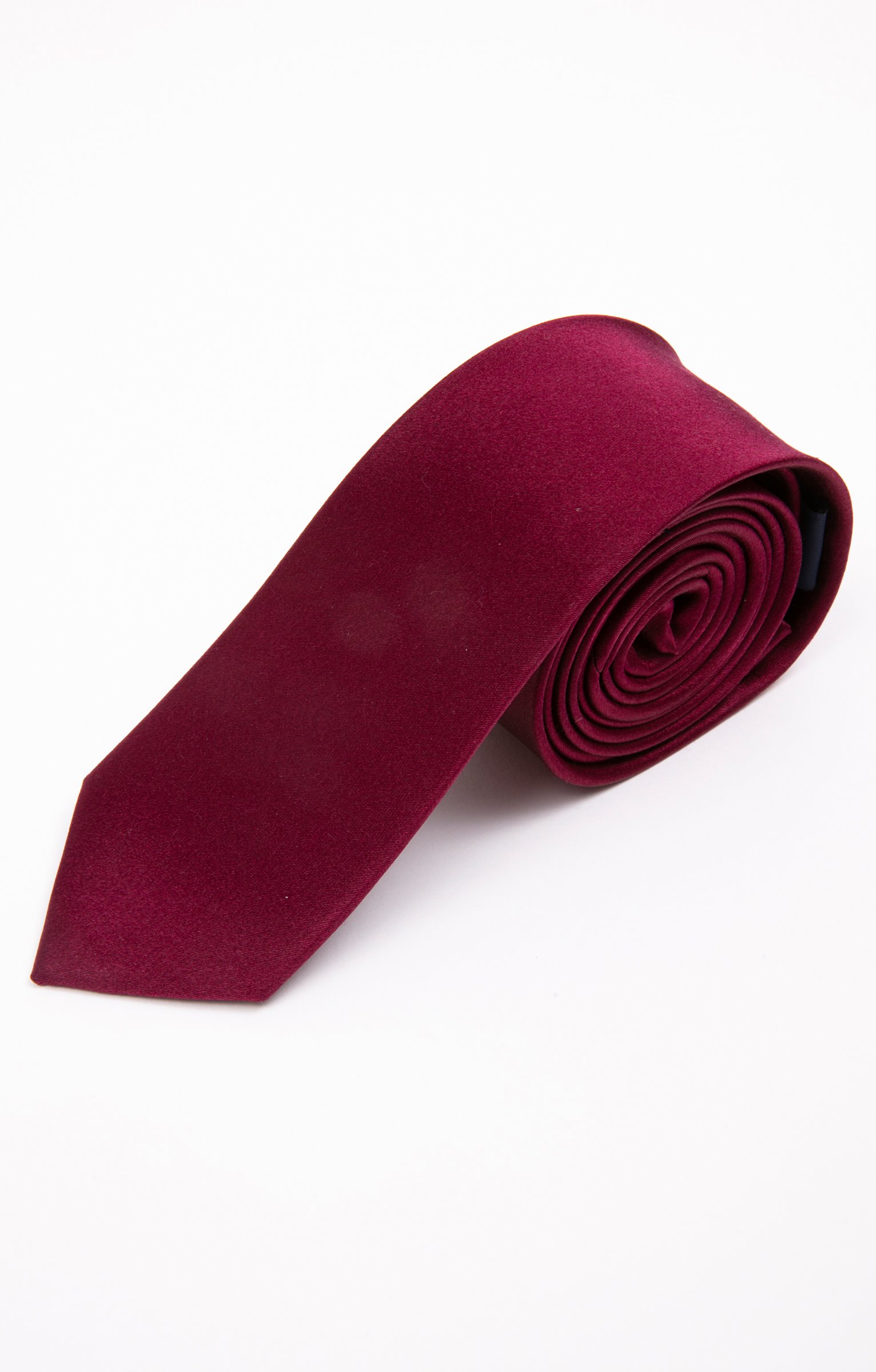 Cravate SATIN STRAWB - BORDEAUX