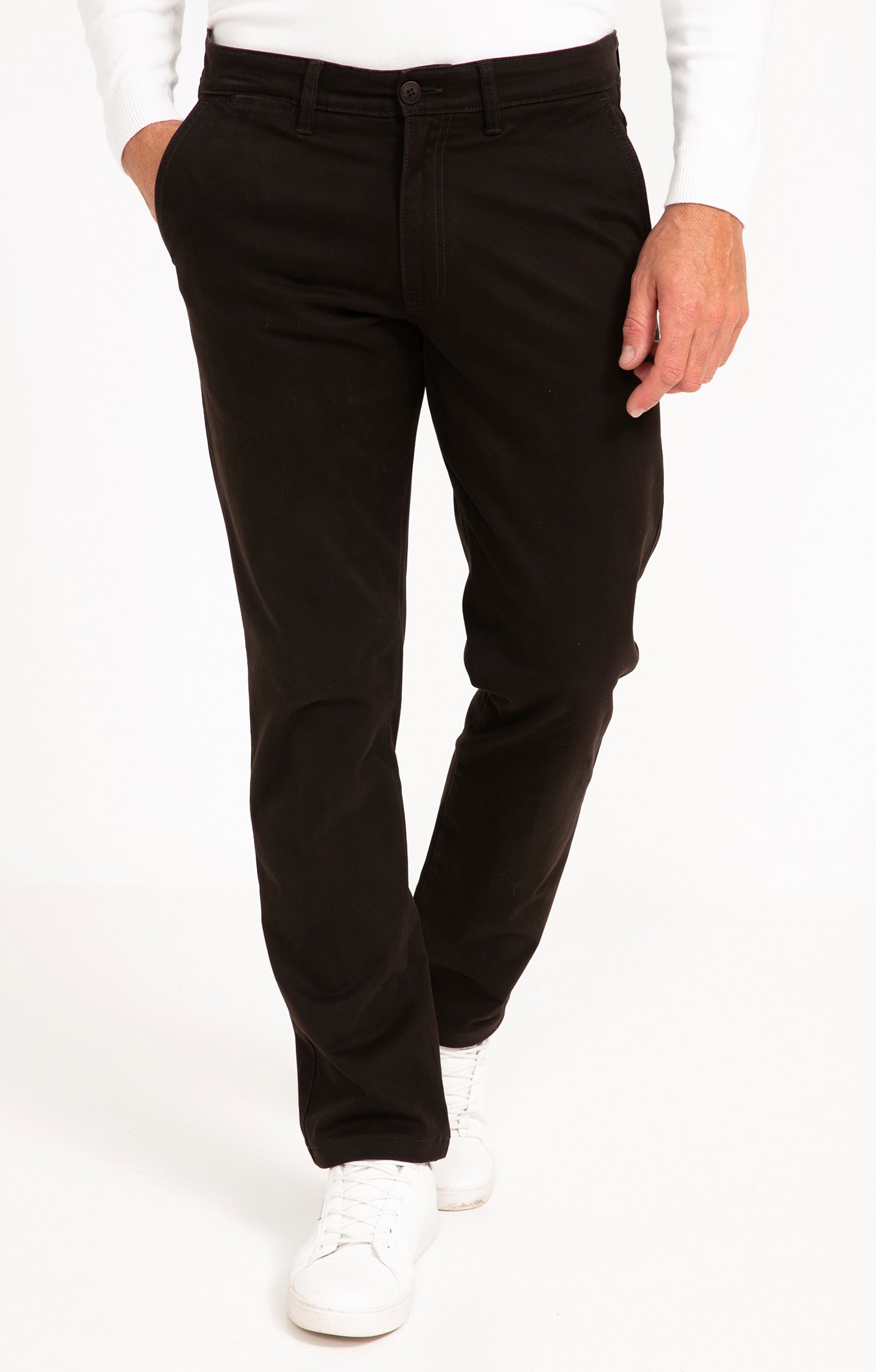 Pantalon chino Winter - MARRON
