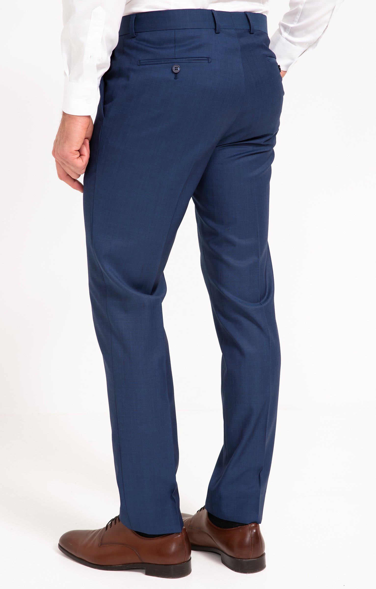 Pantalon de costume Pavone - BLEU