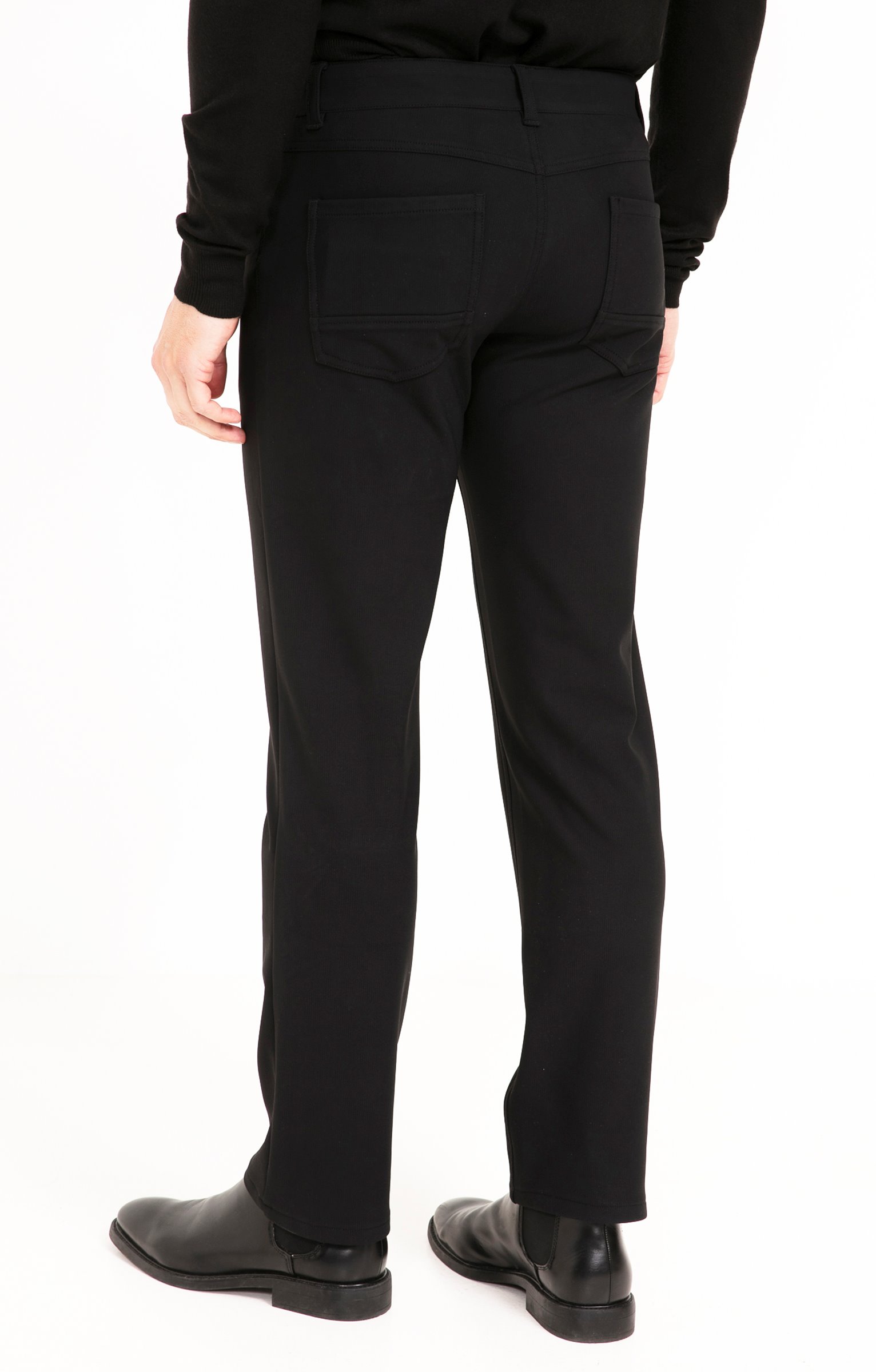 Pantalon 5 poches Biface - NOIR