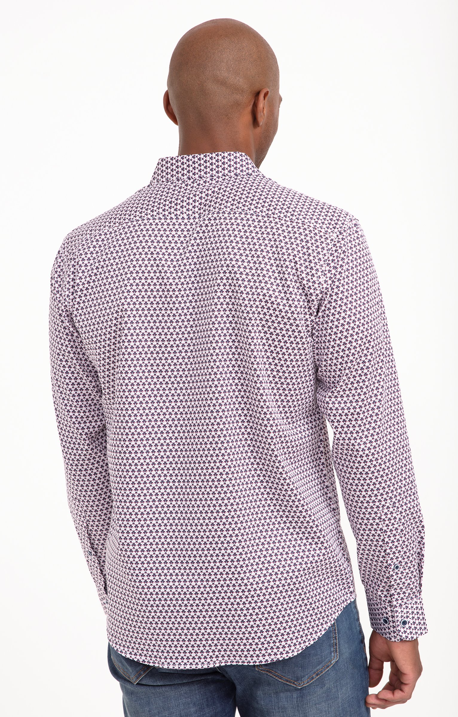 Chemise à manches longues ROSASO - BORDEAUX