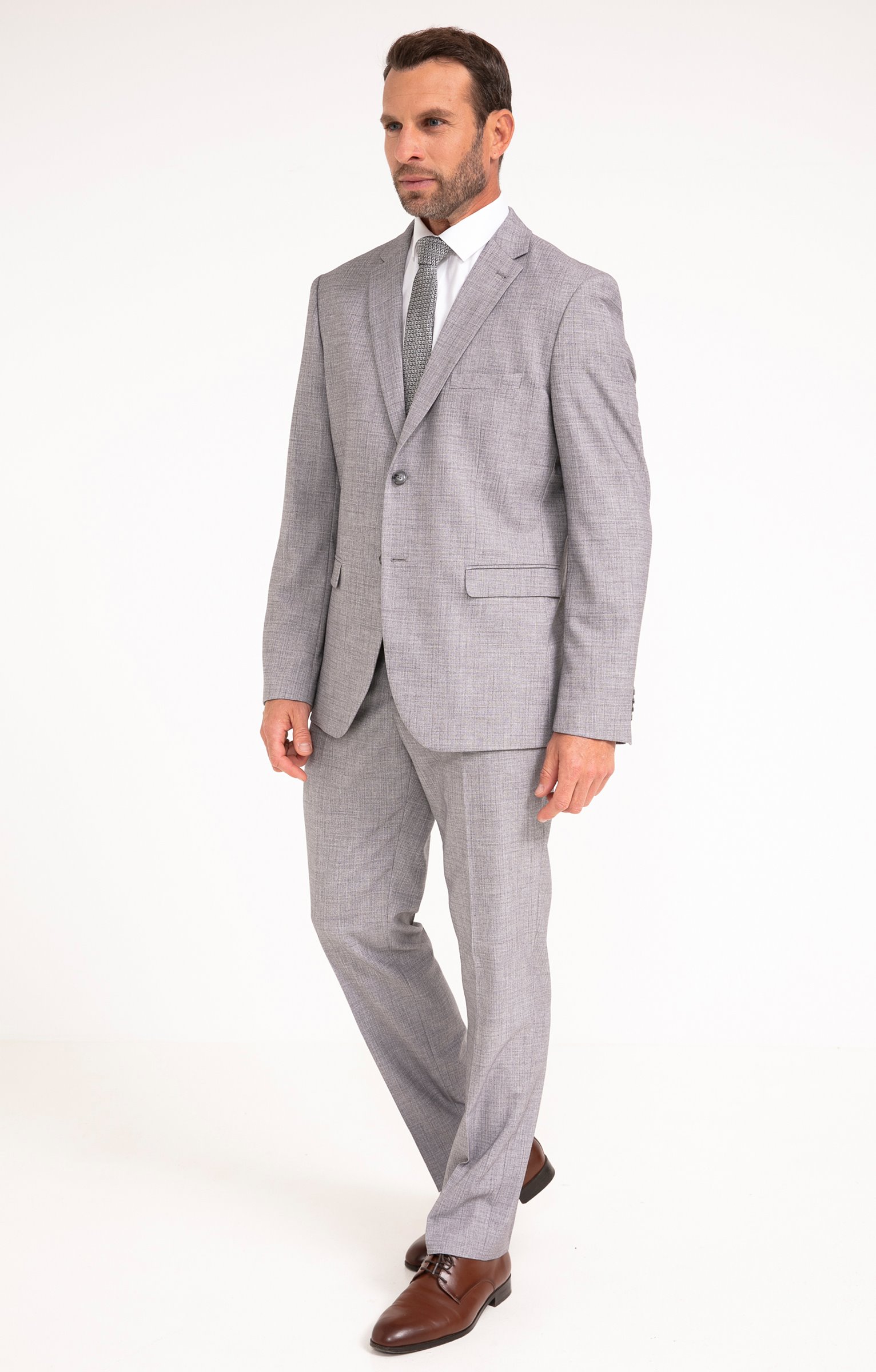 Pantalon de costume Granito - GRIS CLAIR