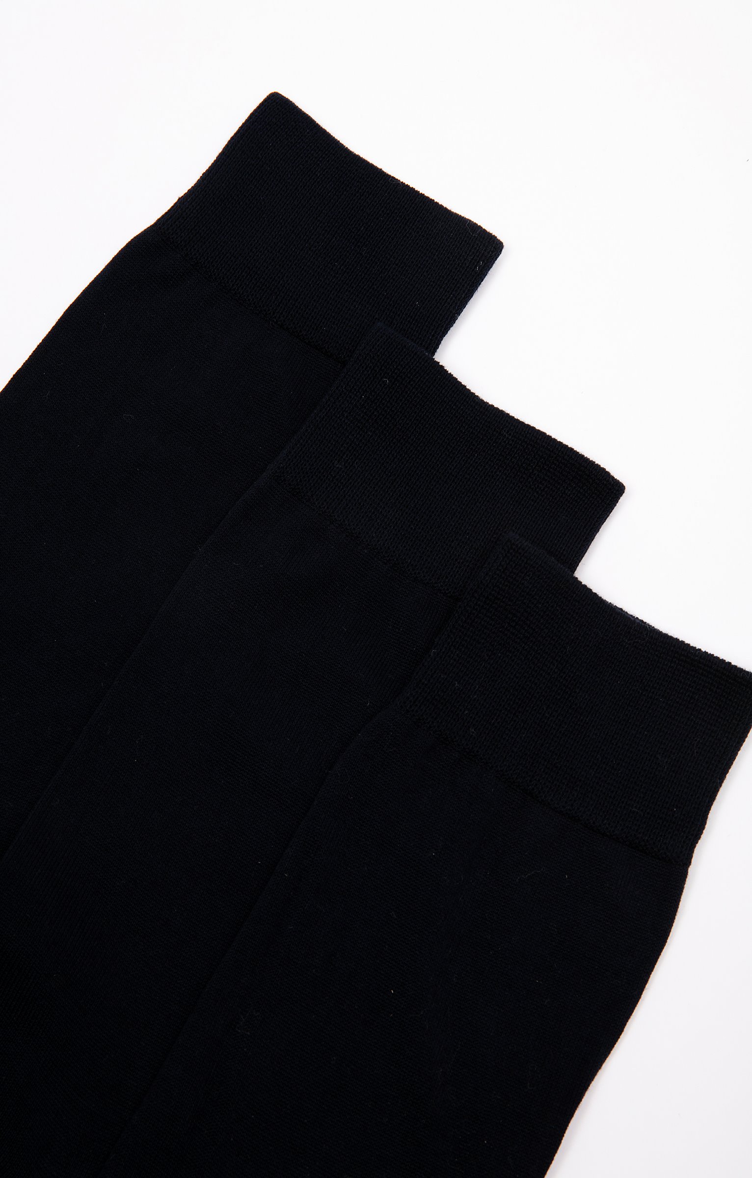 Lot 3 paires de chaussettes mercerisées - MARINE