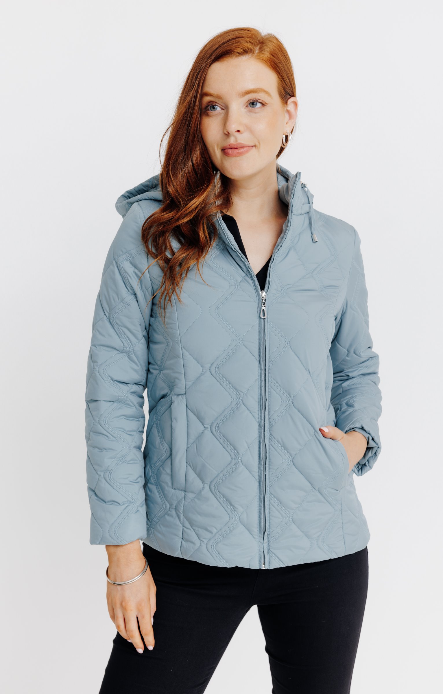 Doudoune légère non doublée - VERT NIL