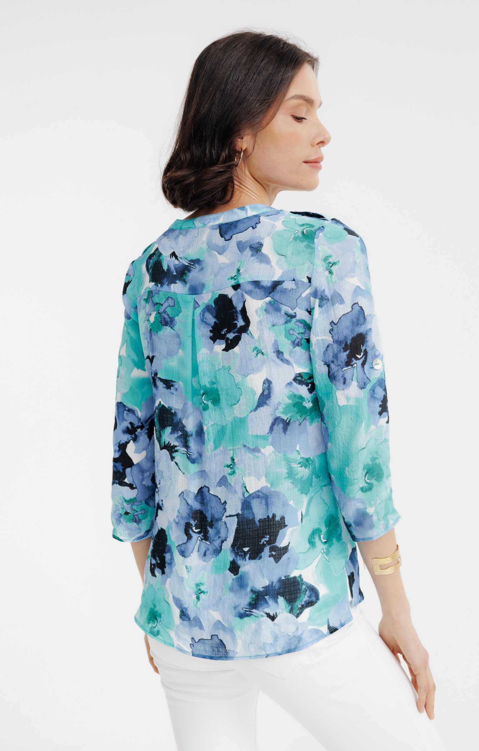Tunique imprimée - VERT LAGON