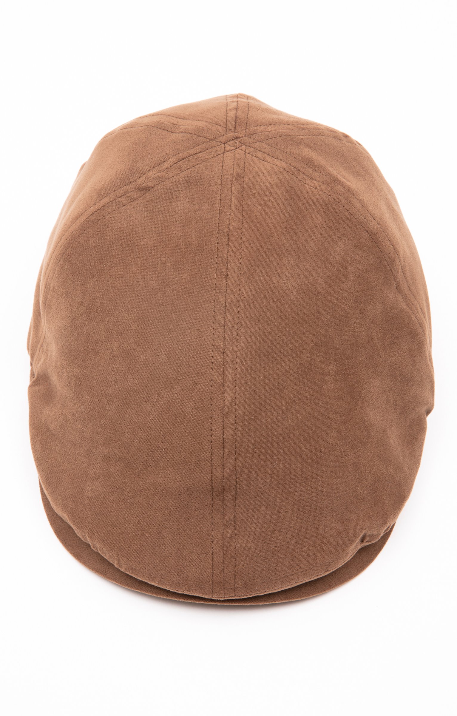 Casquette plate en suédine - CAMEL