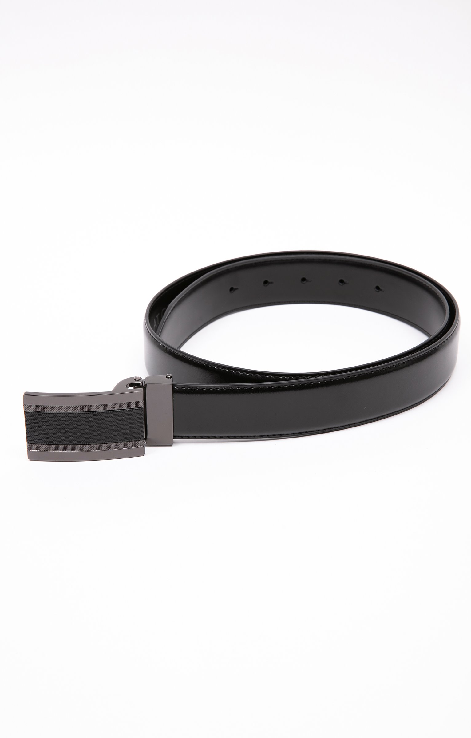 Ceinture à plaque - NOIR