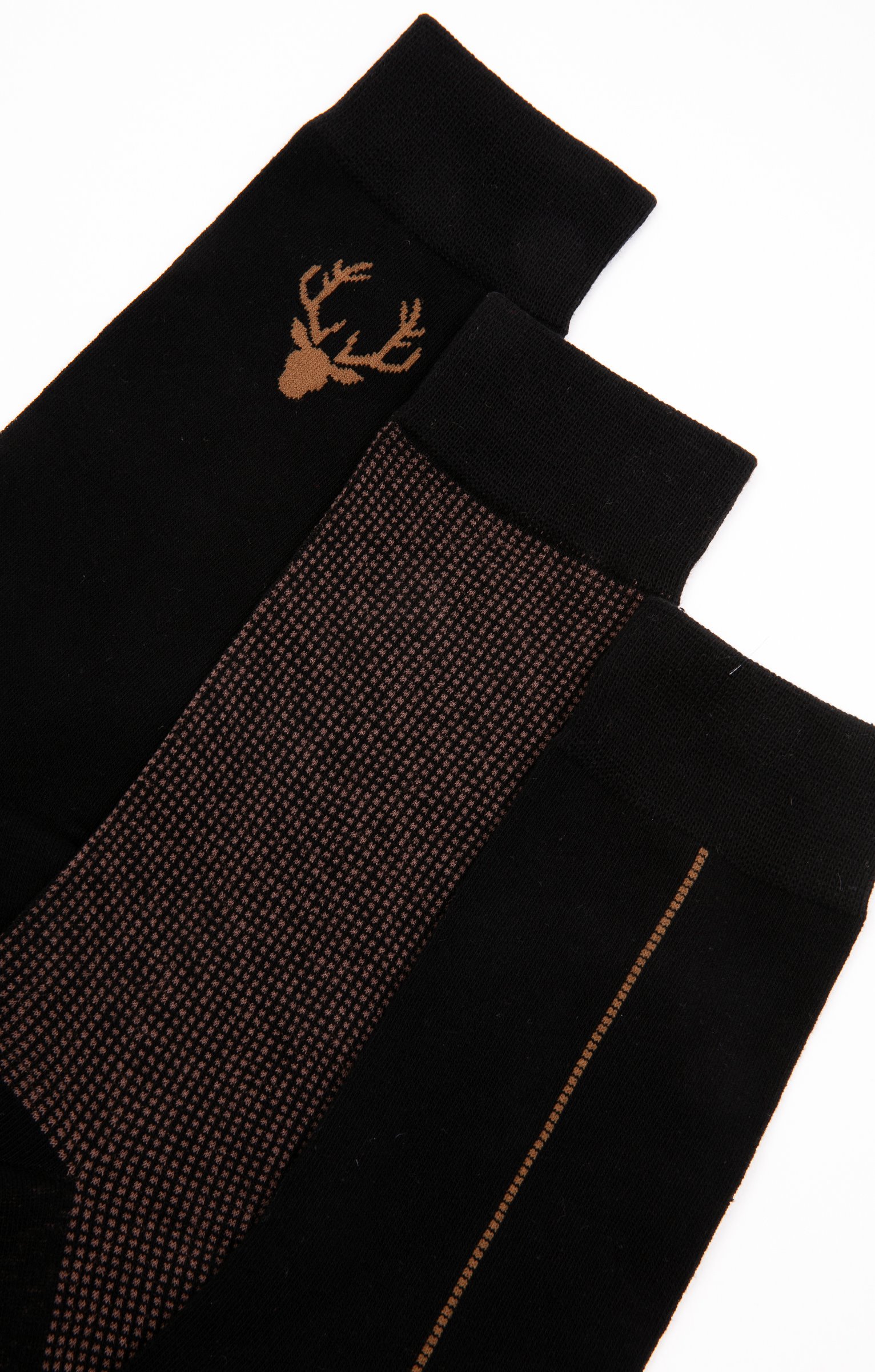 Lot de 3 paires de chaussettes STAG - NOIR