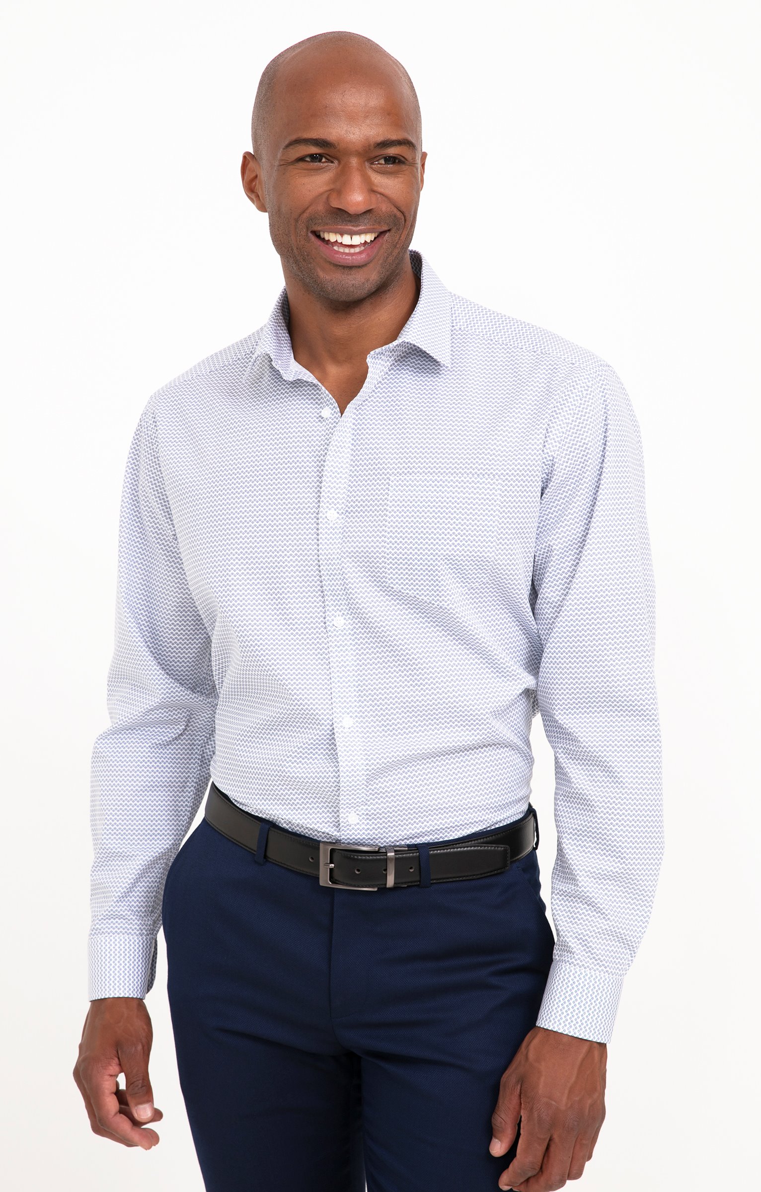 Chemise manches longues MARVIN - BLANC