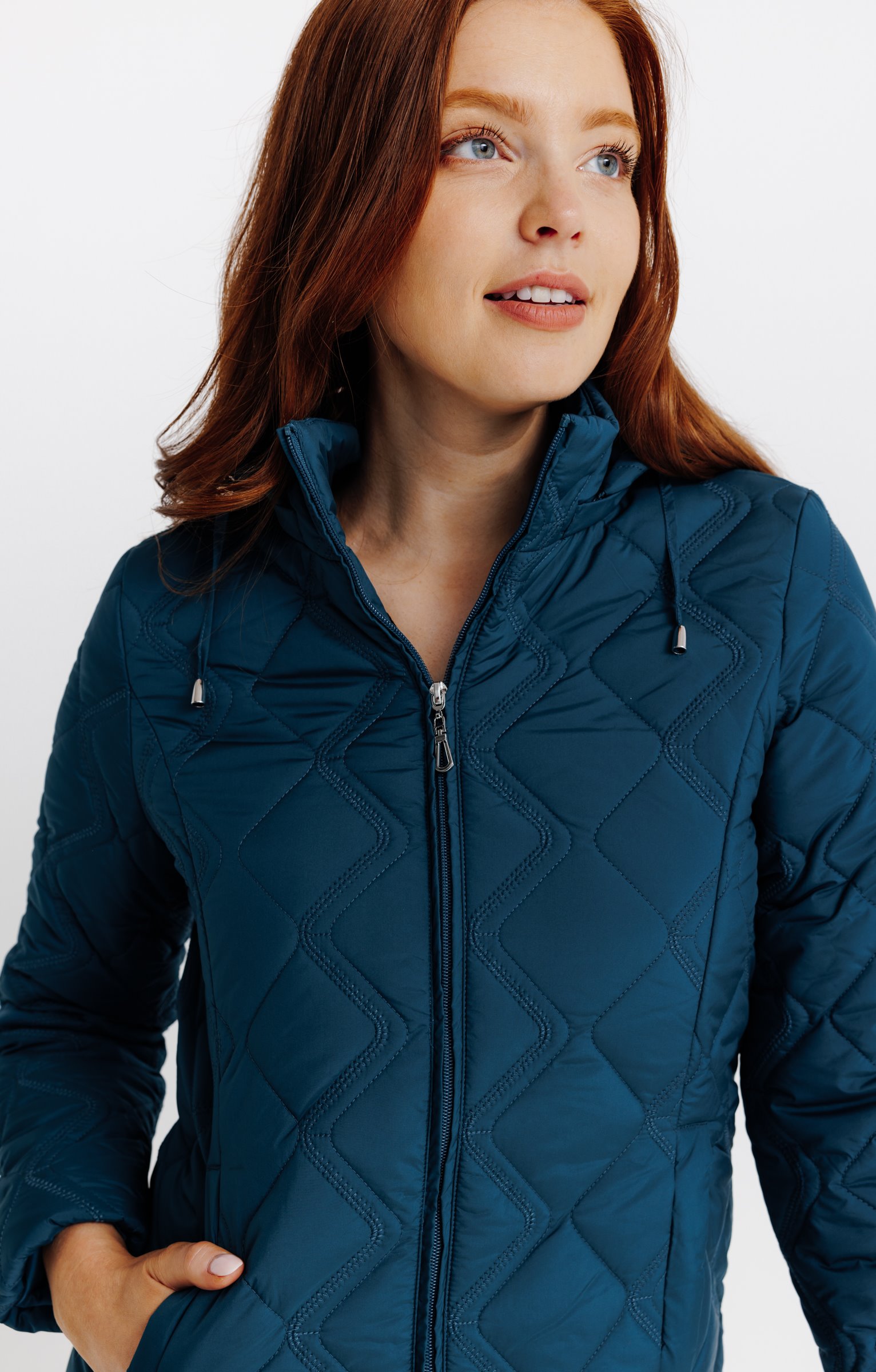 Doudoune légère non doublée - PÉTROLE