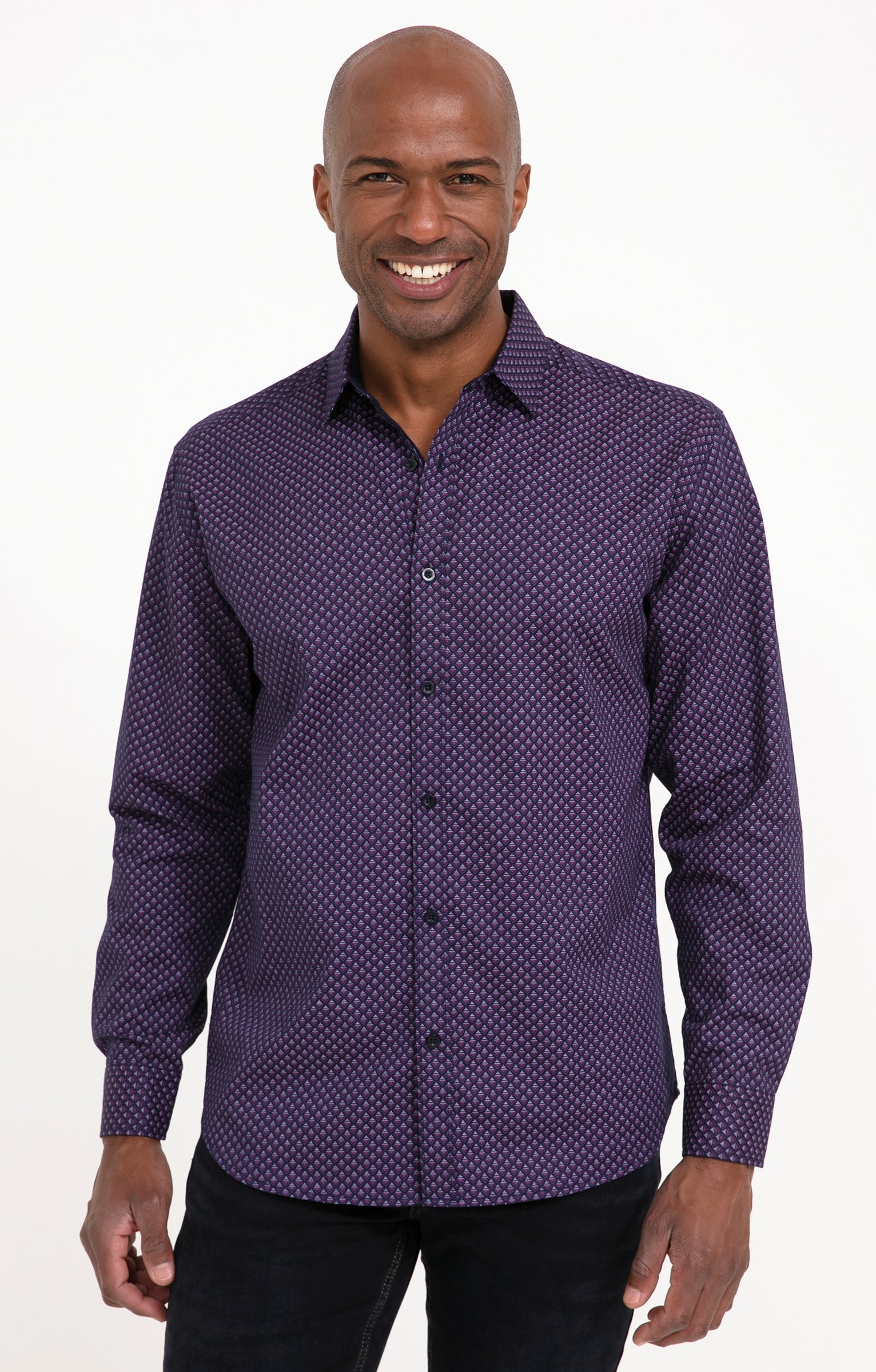 Chemise manches longes MACK Prune - PRUNE