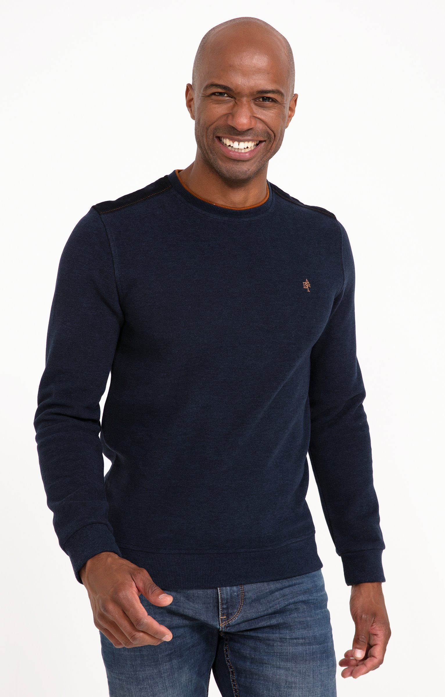 Sweat manches longues Contraste - BLEU