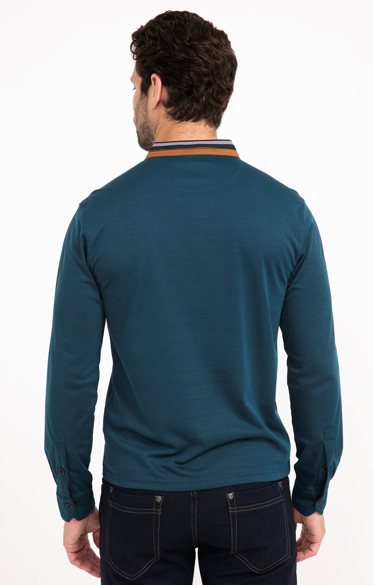 Tee-shirt manches longues Leger - PÉTROLE