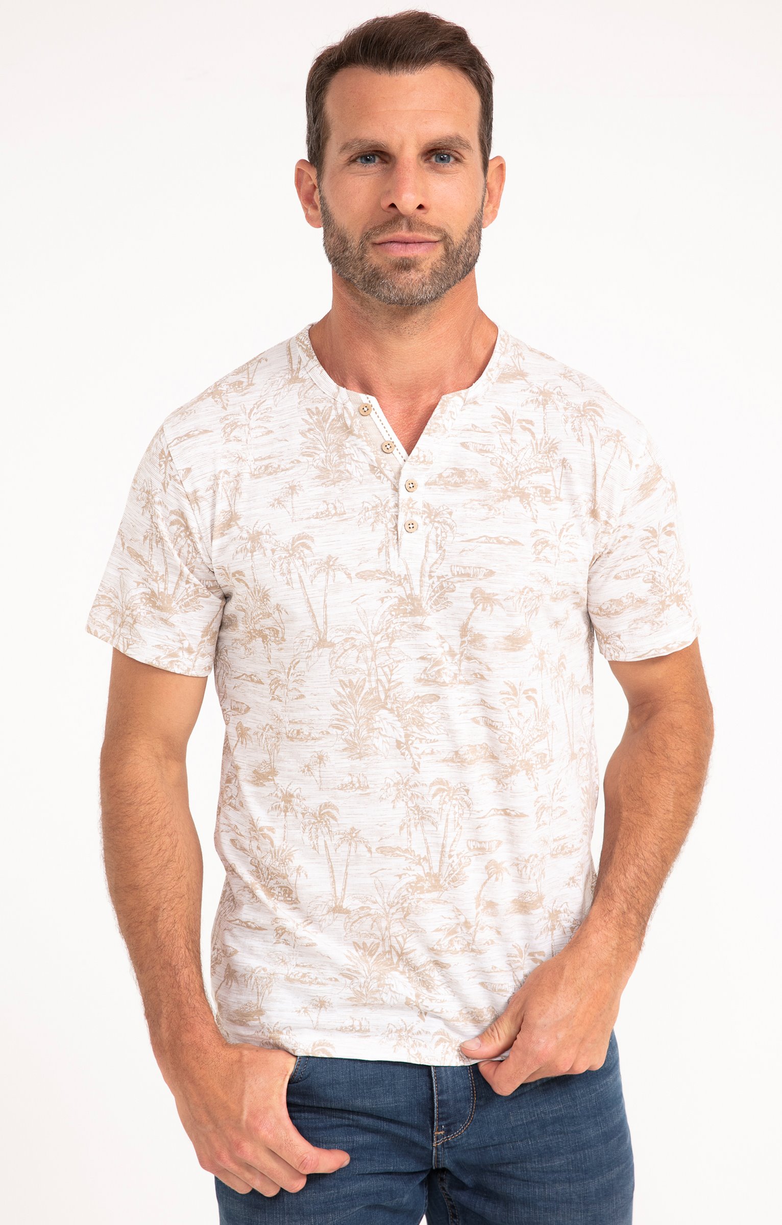 Tee-shirt manches courtes Costa Ray - BLANC