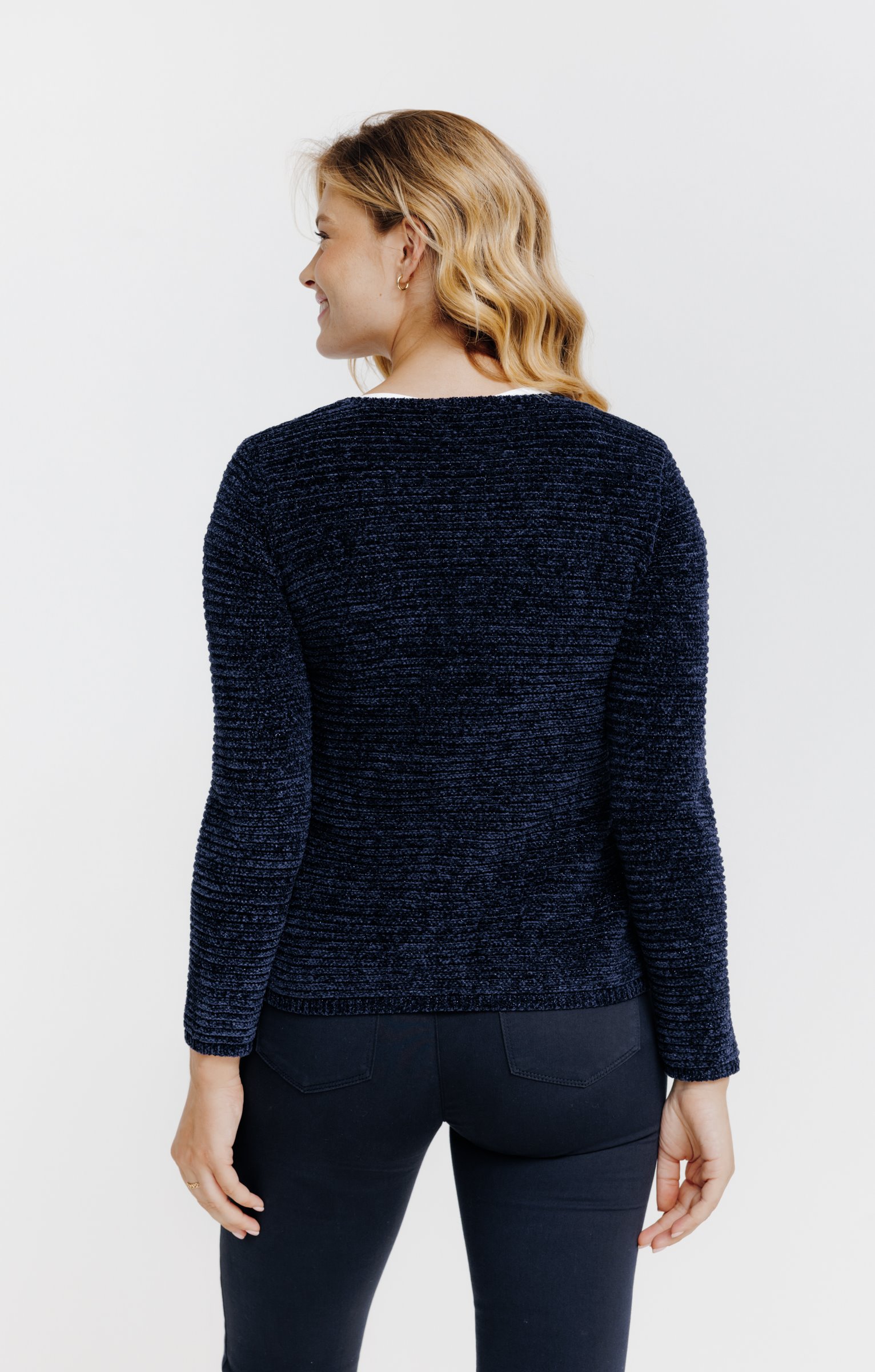 Cardigan zippé - MARINE