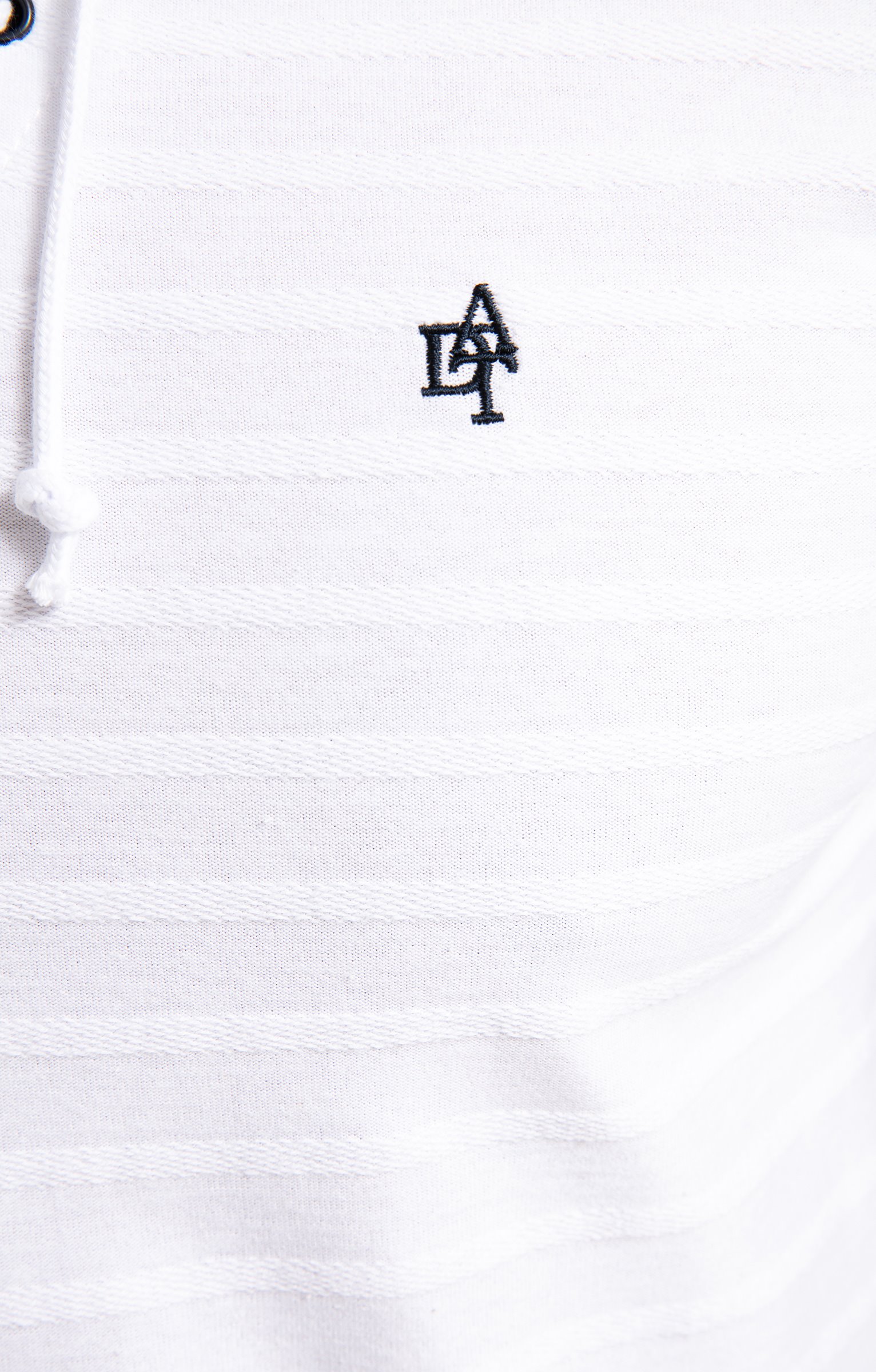 Tee-shirt manches courtes Lacet Cordage - BLANC