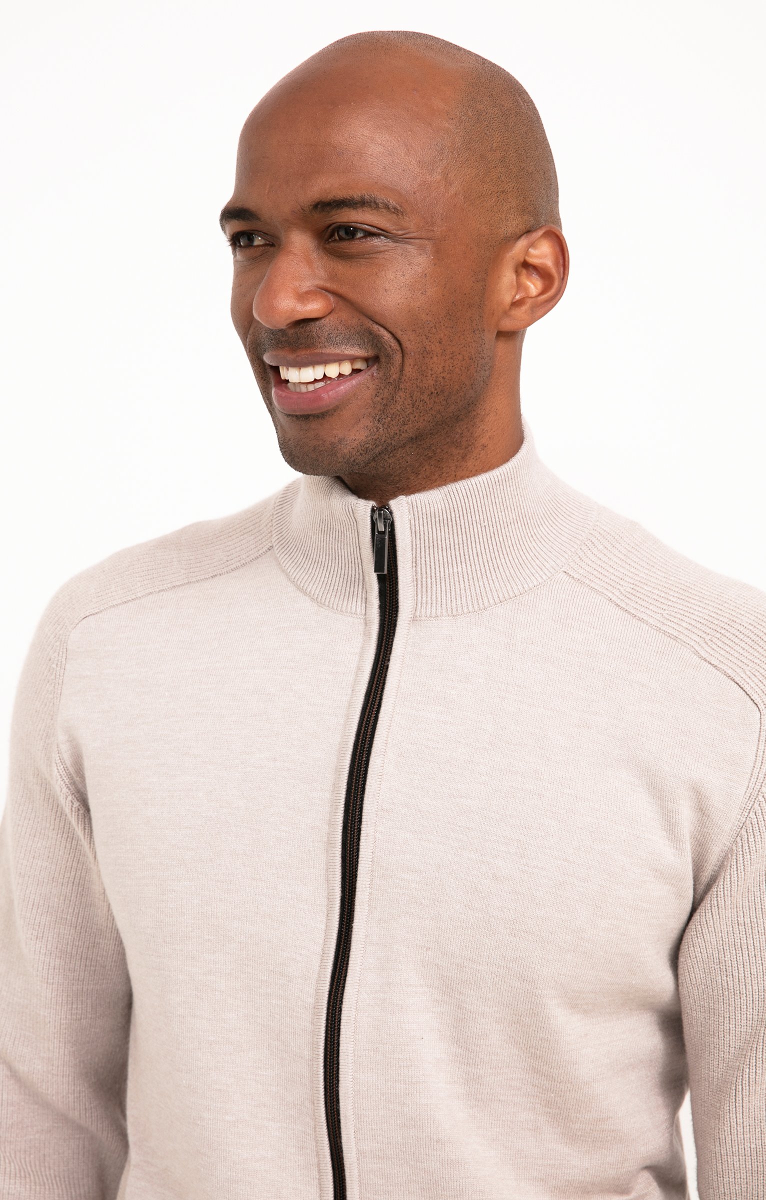 Gilet uni détails camel - BEIGE